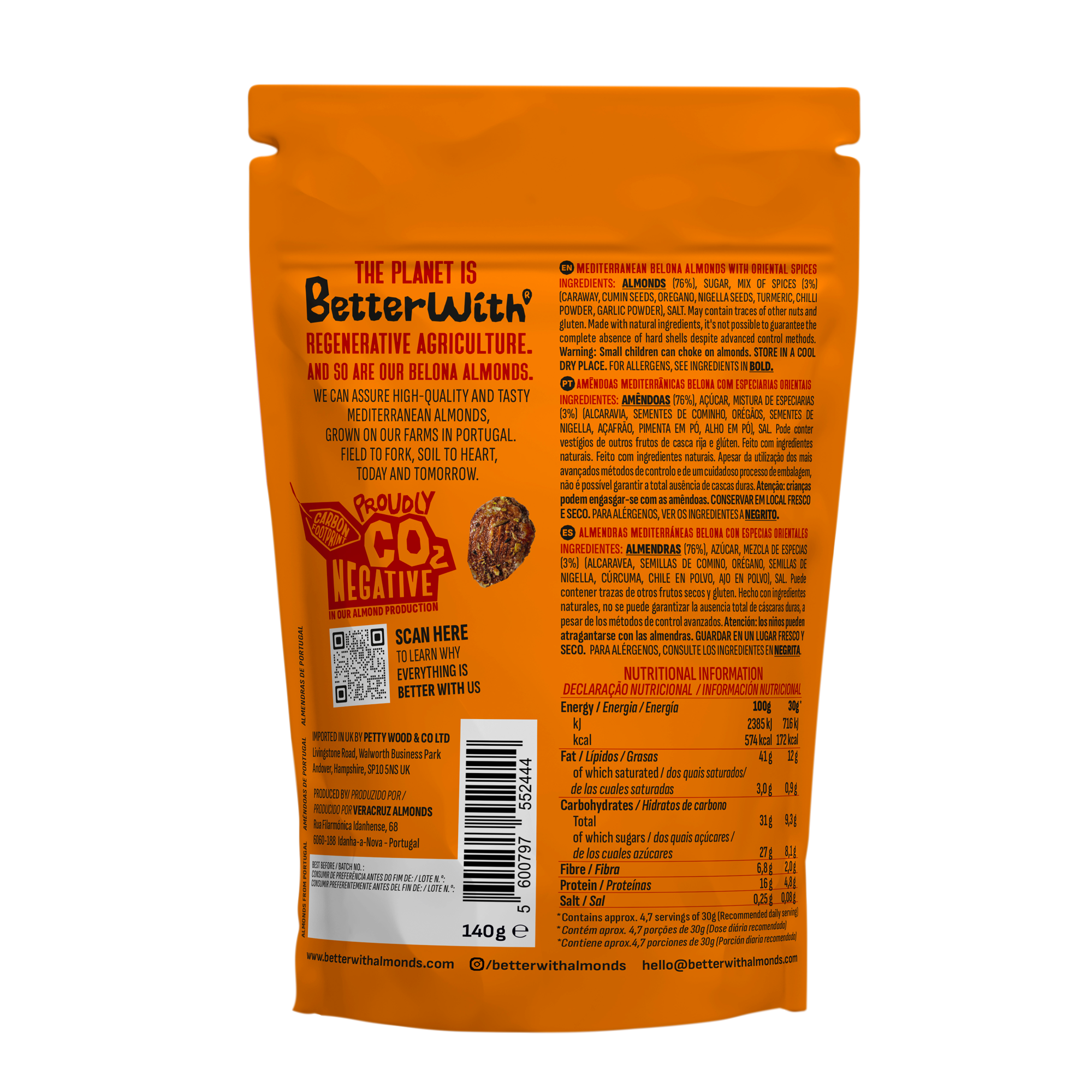 ORIENTAL SPICE ALMONDS