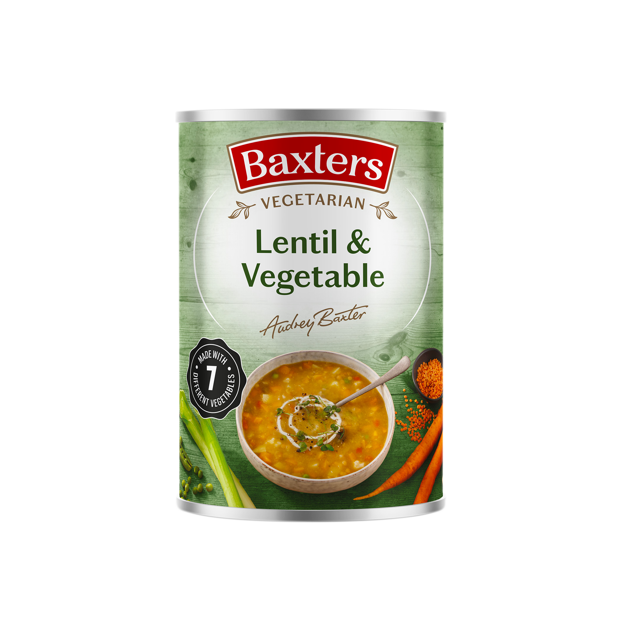 VEG-LENTIL & VEGETABLE SOUP 12X400G