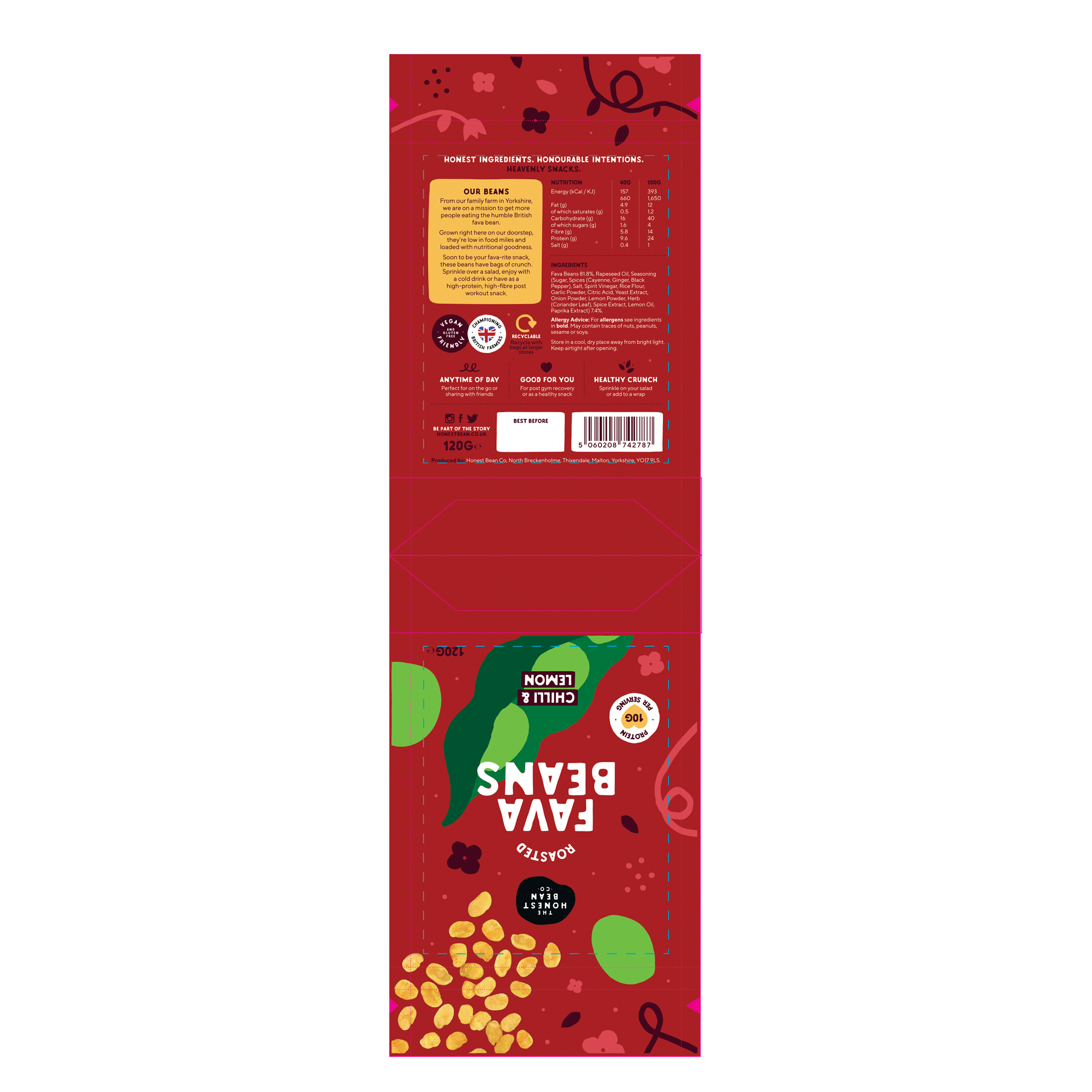 CHILLI & LEMON BEAN SNACK