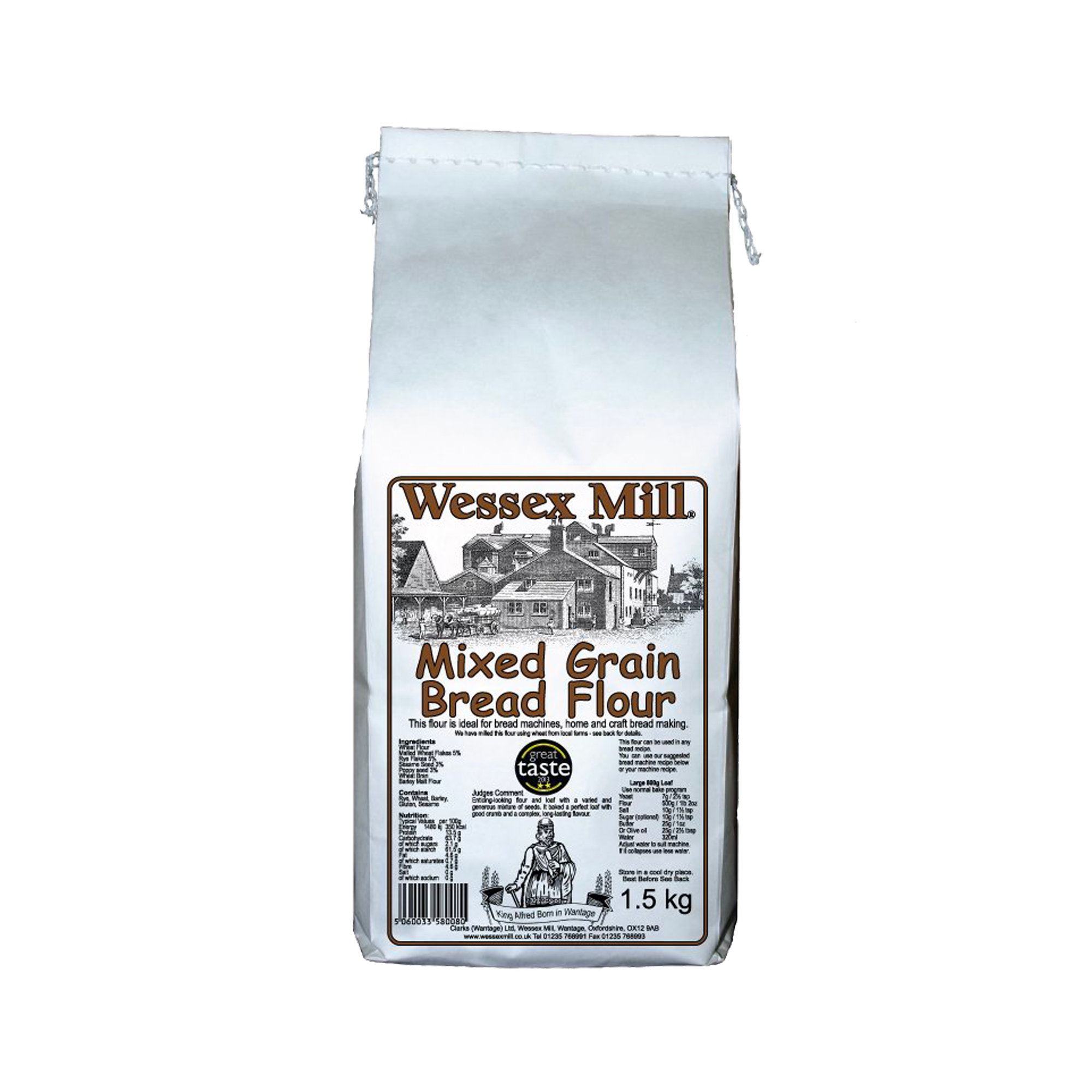 MIXED GRAIN FLOUR 5X1.5KG MIXED GRAIN FLOUR 5X1.5KG