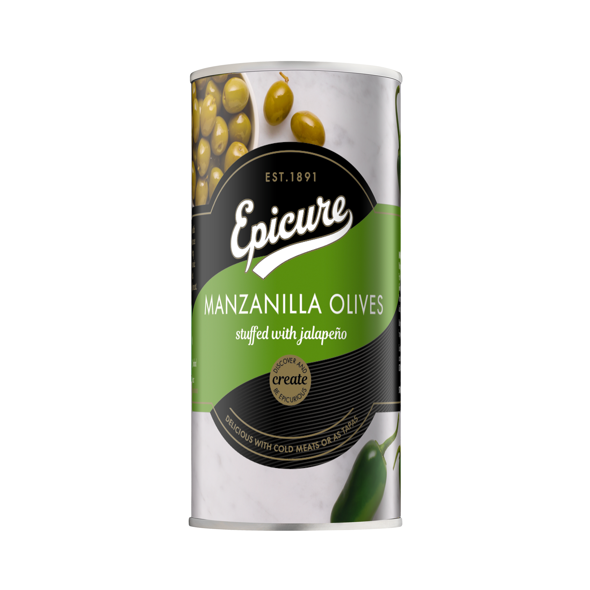 MANZANILLA OLIVES WITH JALAPENO