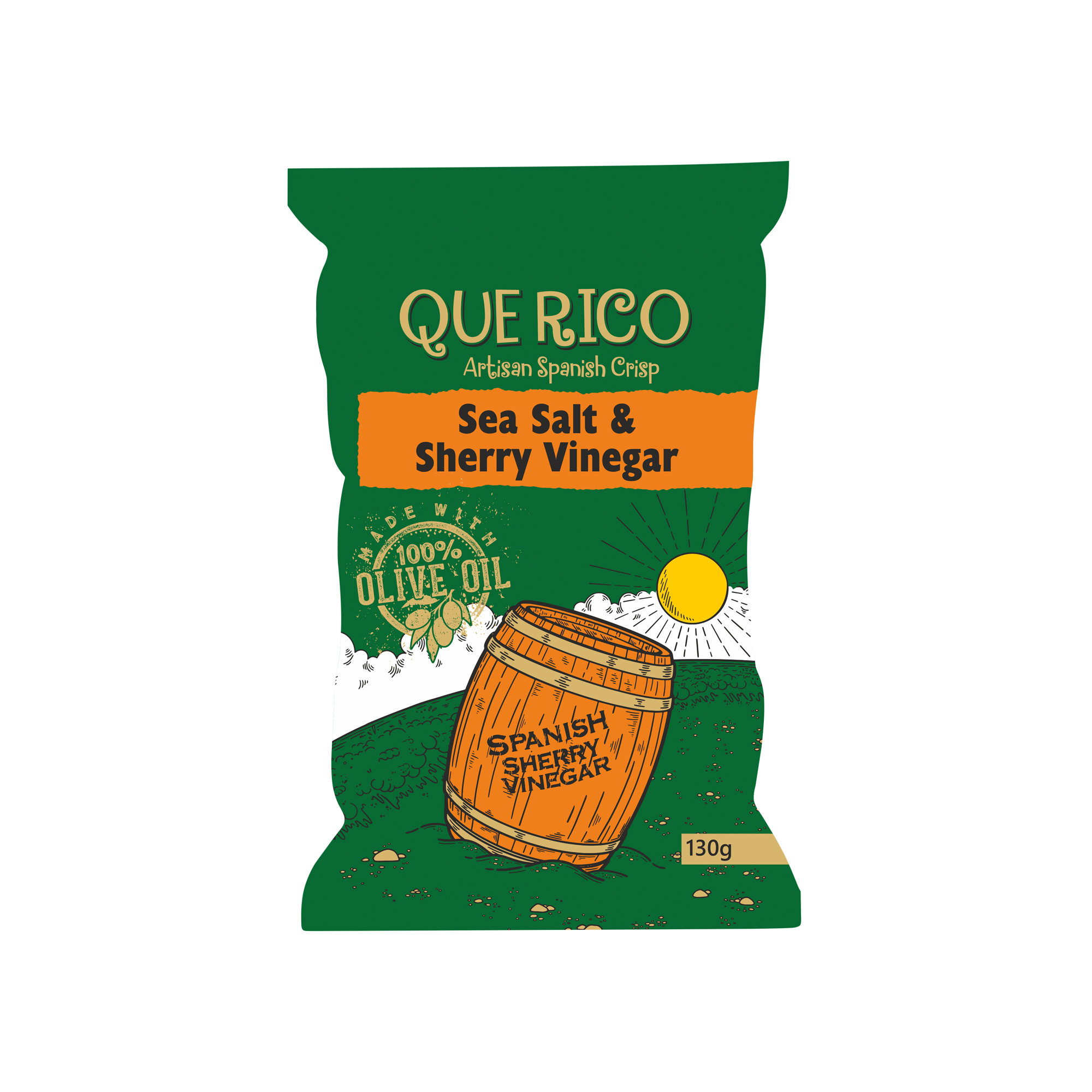 SEA SALT & SHERRY VINEGAR 10X130G