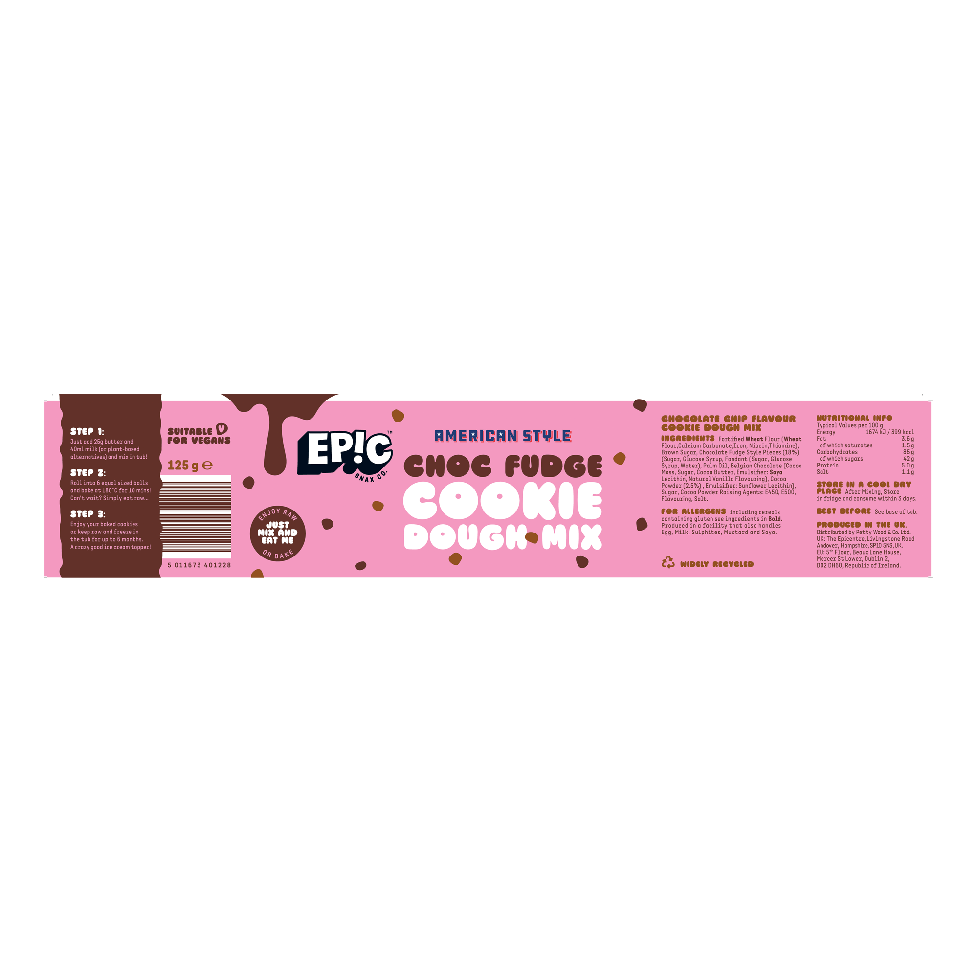 CHOC FUDGE COOKIE DOUGH MIX CHOC FUDGE COOKIE DOUGH MIX