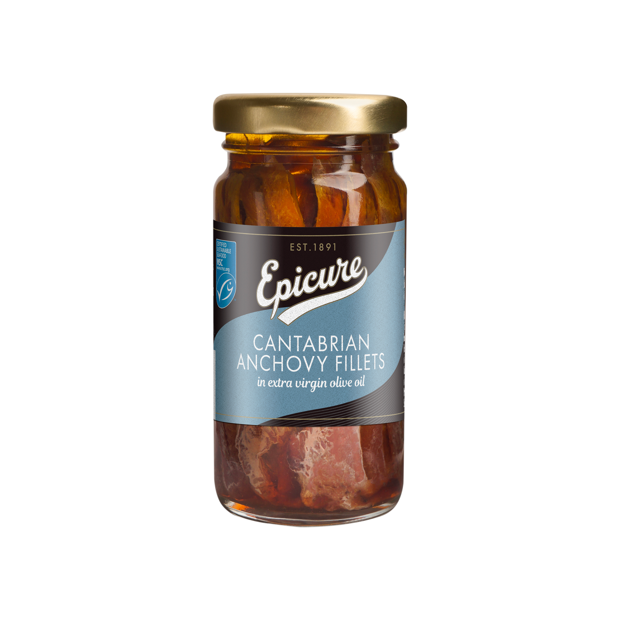 CANTABRIAN ANCHOVY FILLETS IN EVOO (MSC)