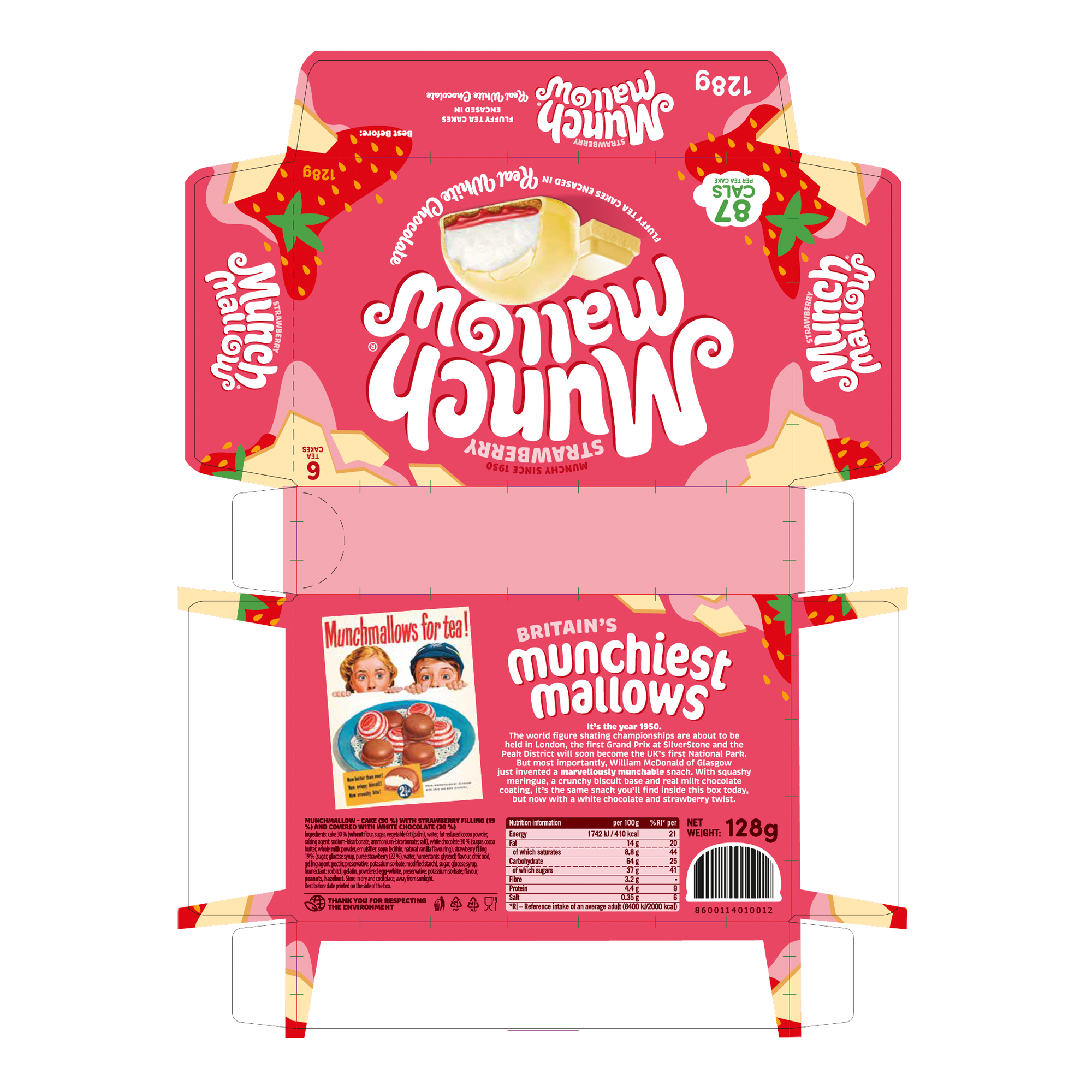 MUNCHMALLOW WHITE CHOC 24X128G