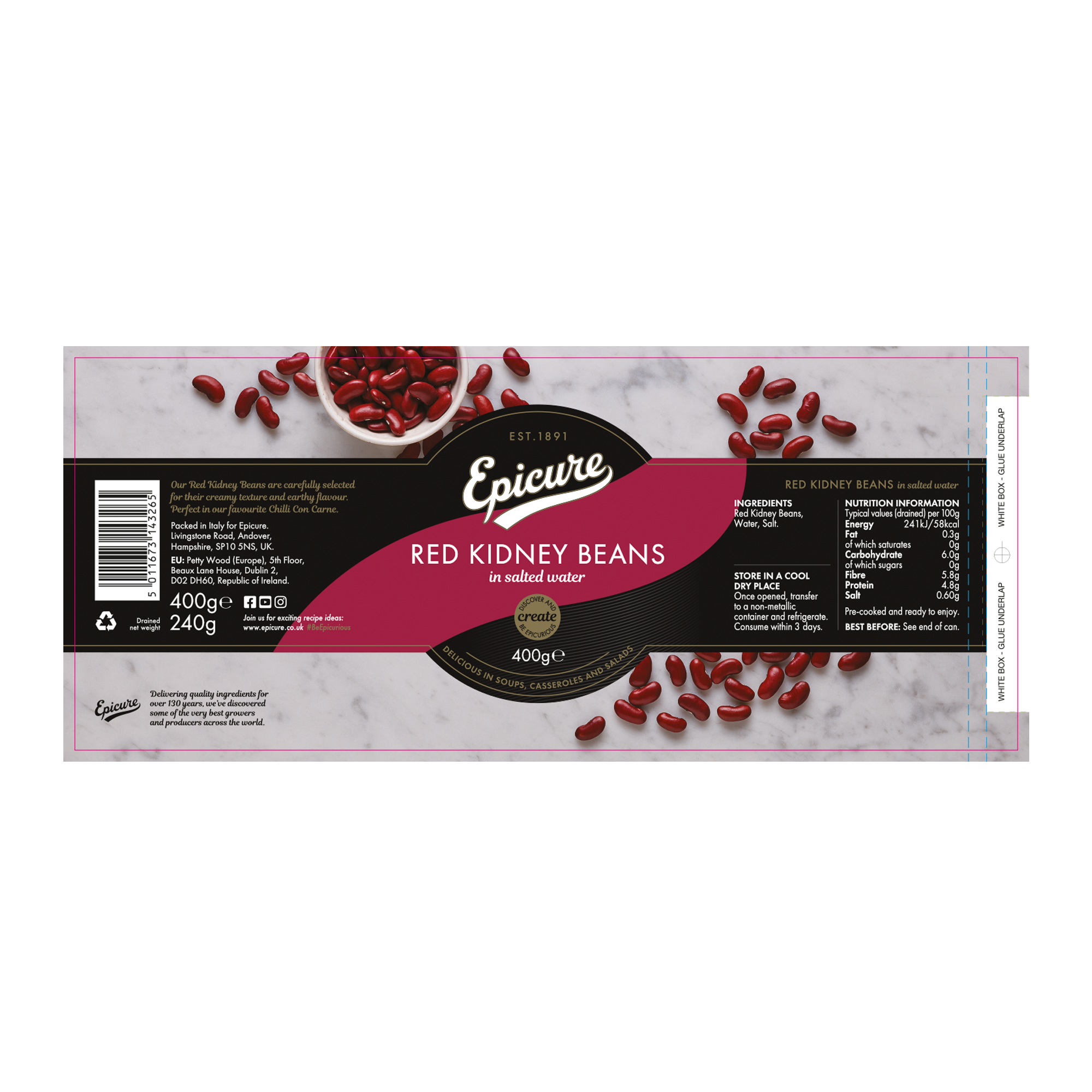 RED KIDNEY BEANS/SALTED WATER 400G RED KIDNEY BEANS/SALTED WATER 400G