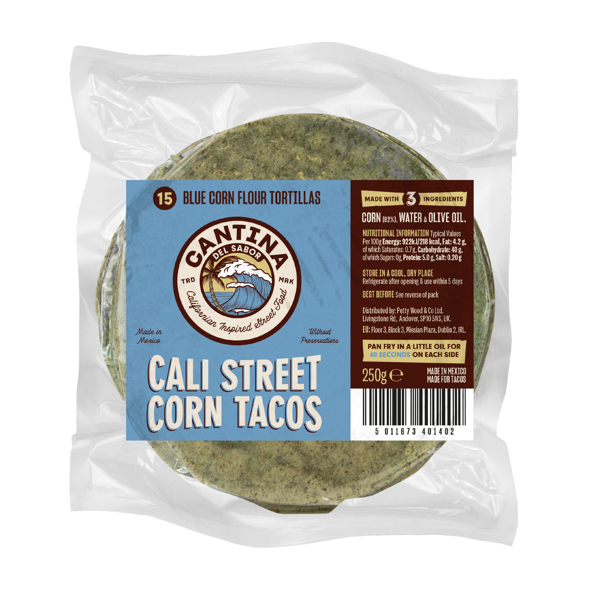 CALI STREET TACO'S (BLUE)