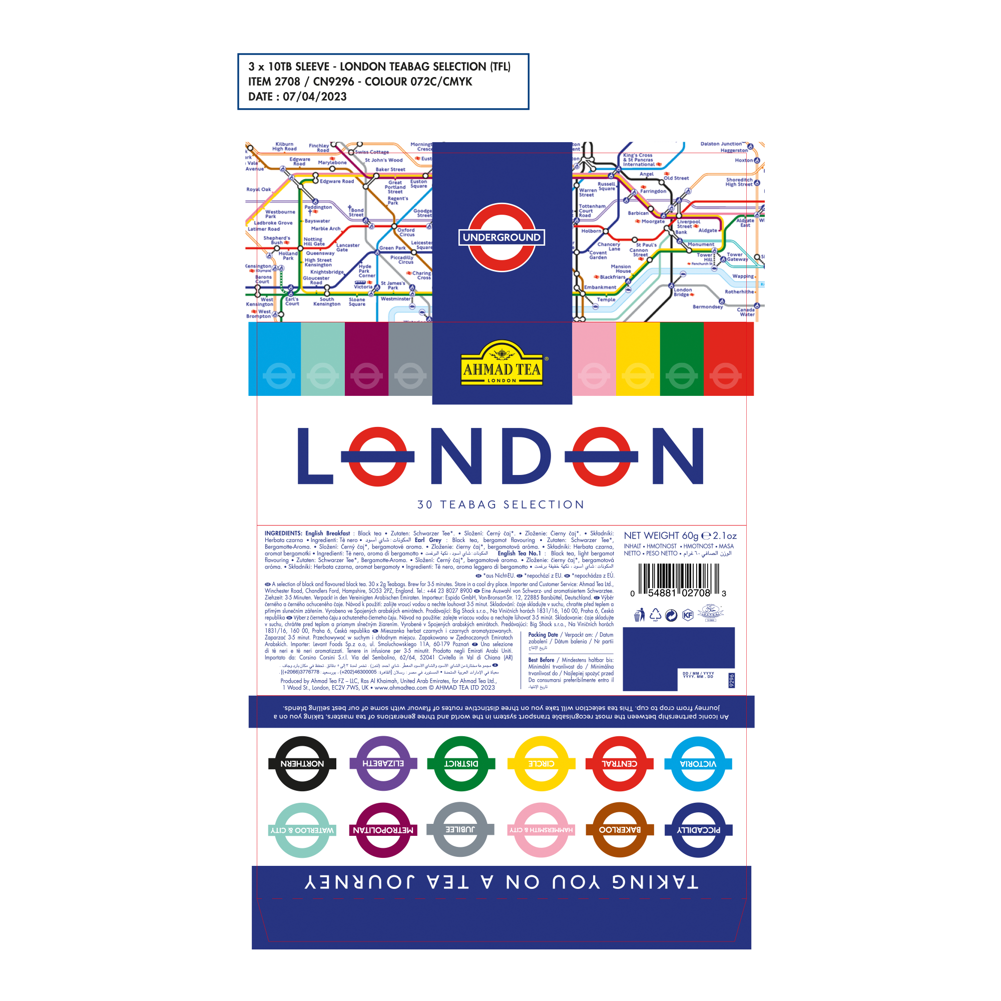 TRANSPORT LONDON  CARTON