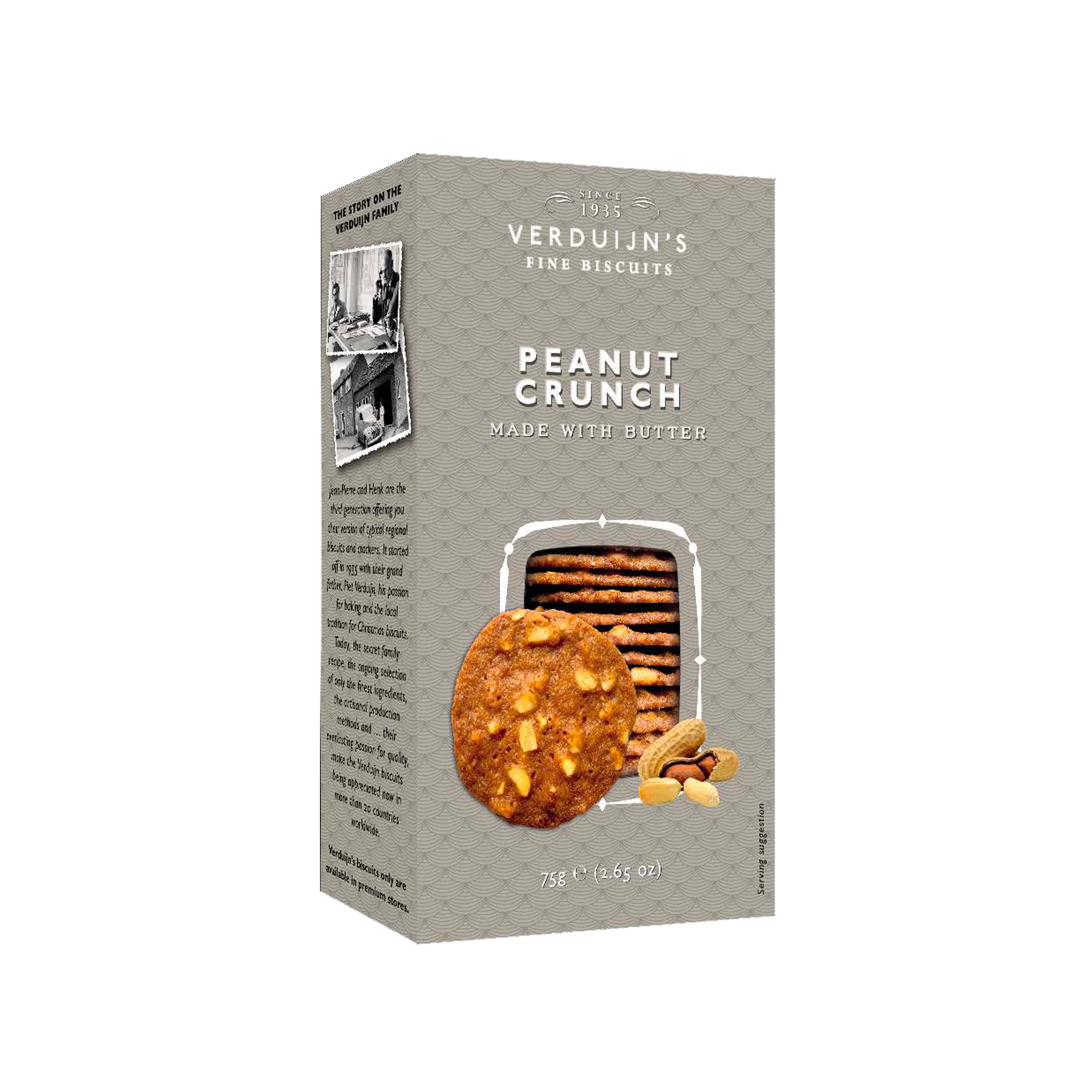 CARAMELISED PEANUT BISCUITS 12X75G CARAMELISED PEANUT BISCUITS 12X75G