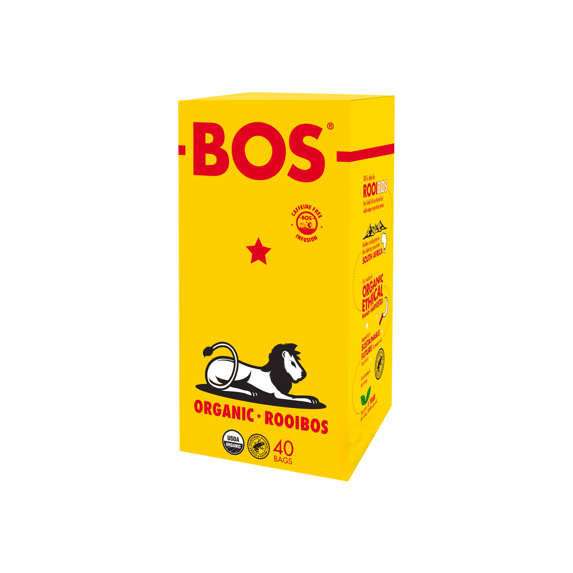 ORGANIC ROOIBOS TEA 40 TEA BAGS