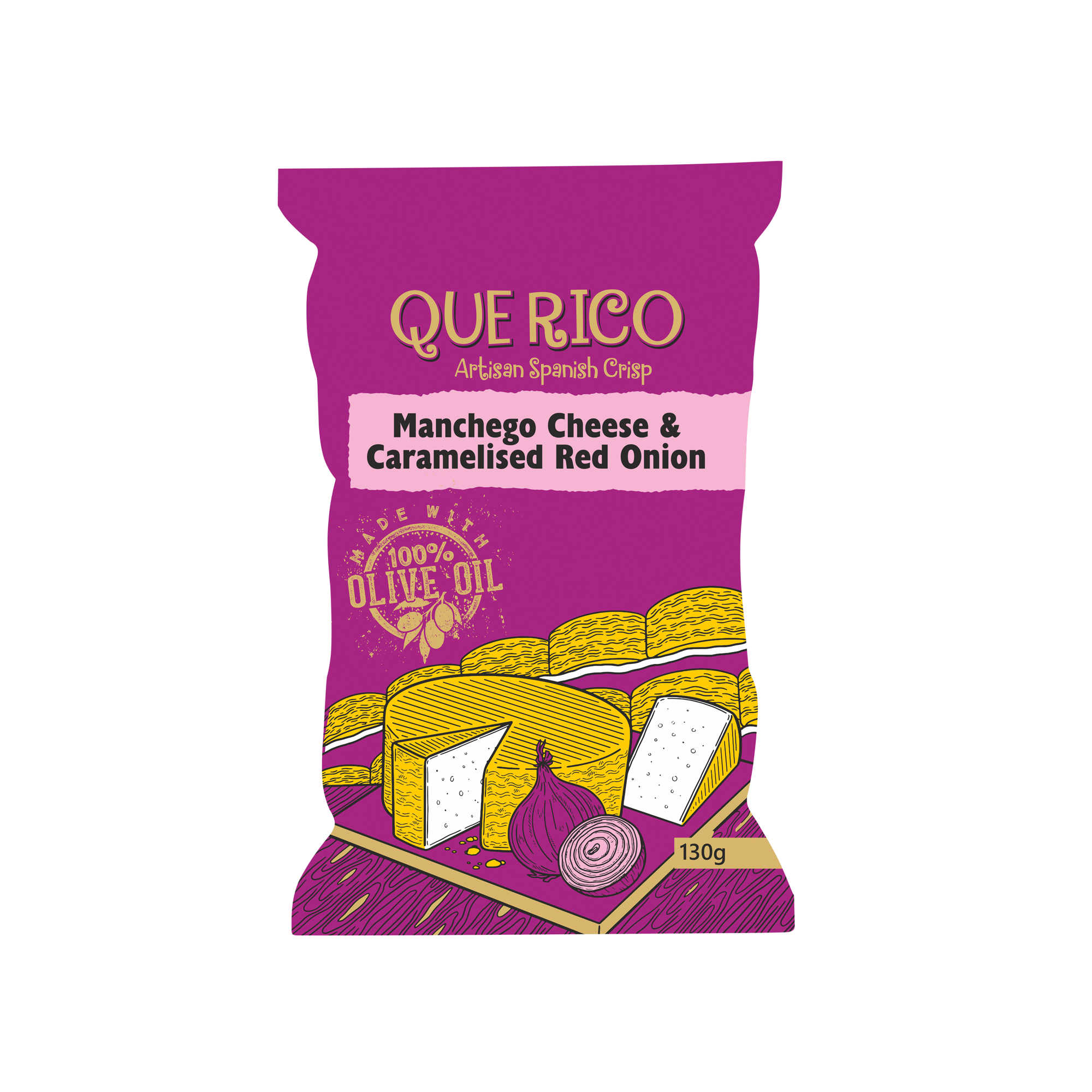 MANCHEGO CHEESE & CARAMEIISED RED ONION