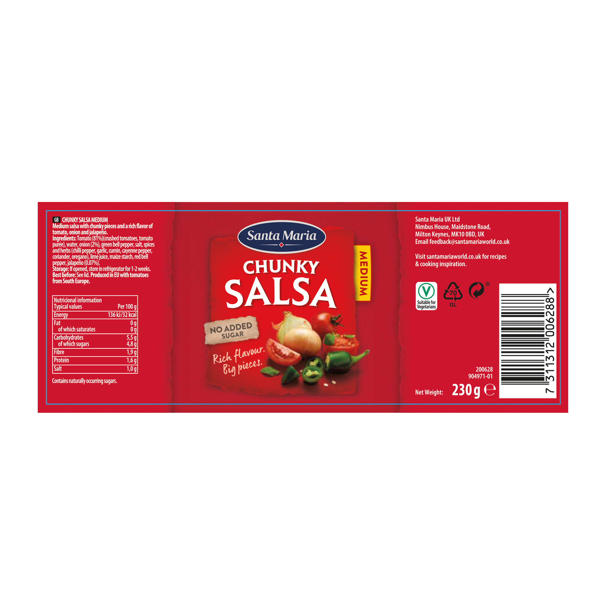 CHUNKY SALSA MEDIUM
