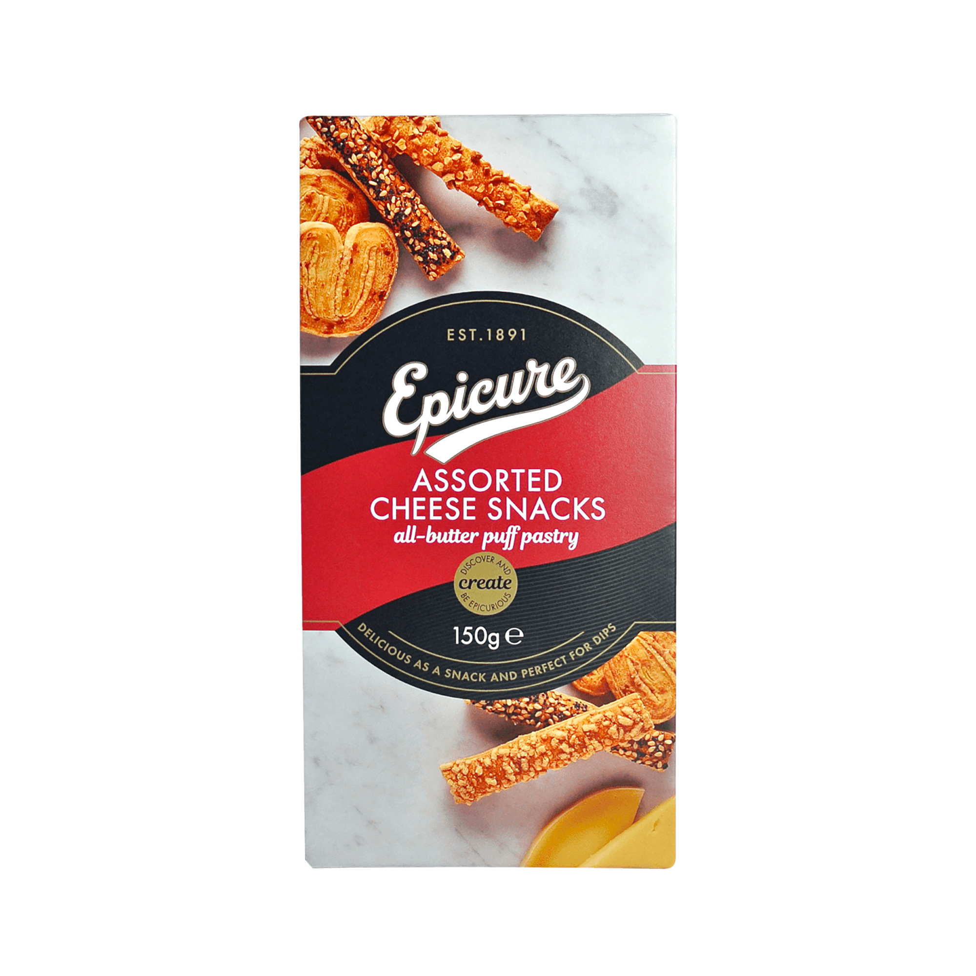 ASSORTED CHEESE SNACKS 14X150G