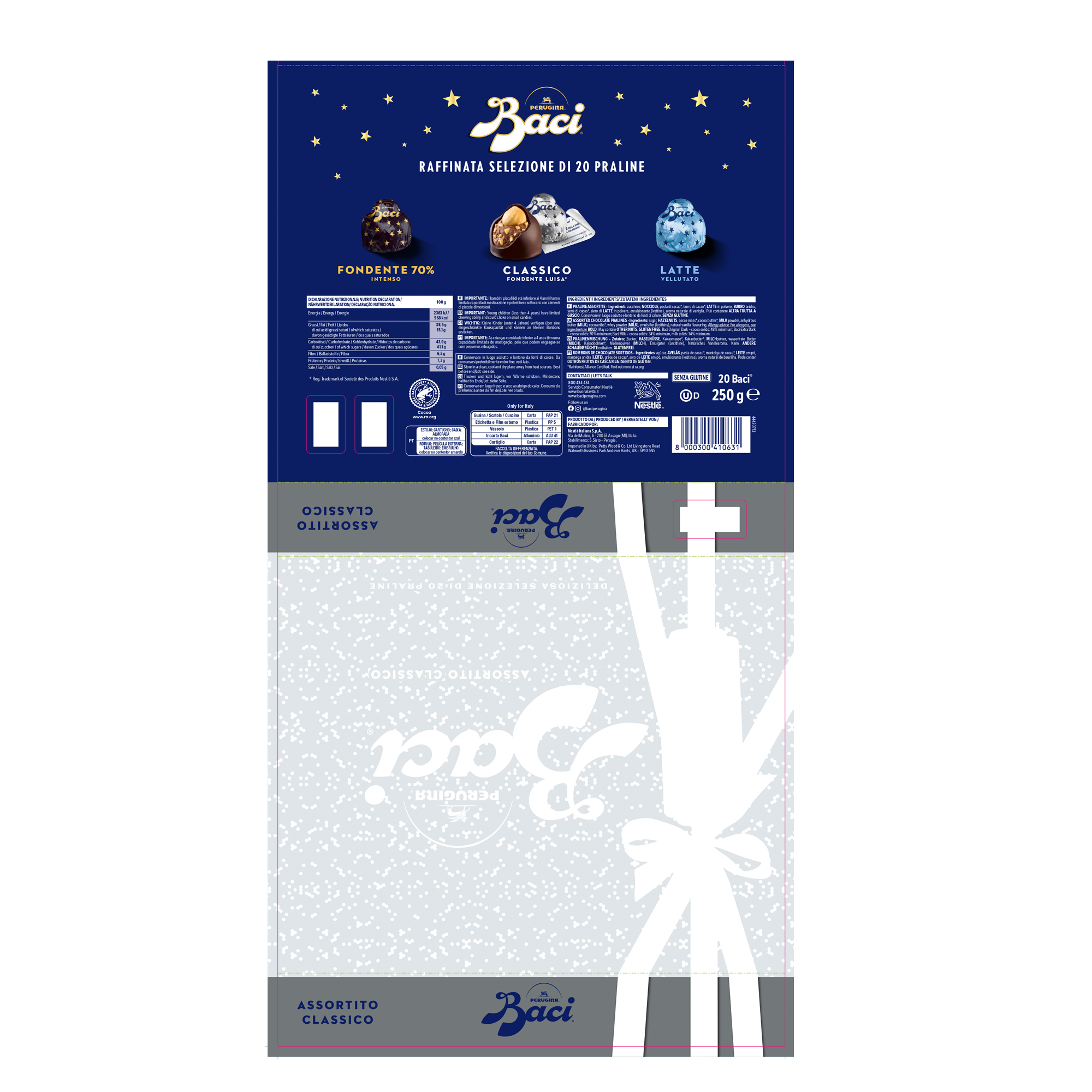 SILVER SPARKLING BOX 10X250G