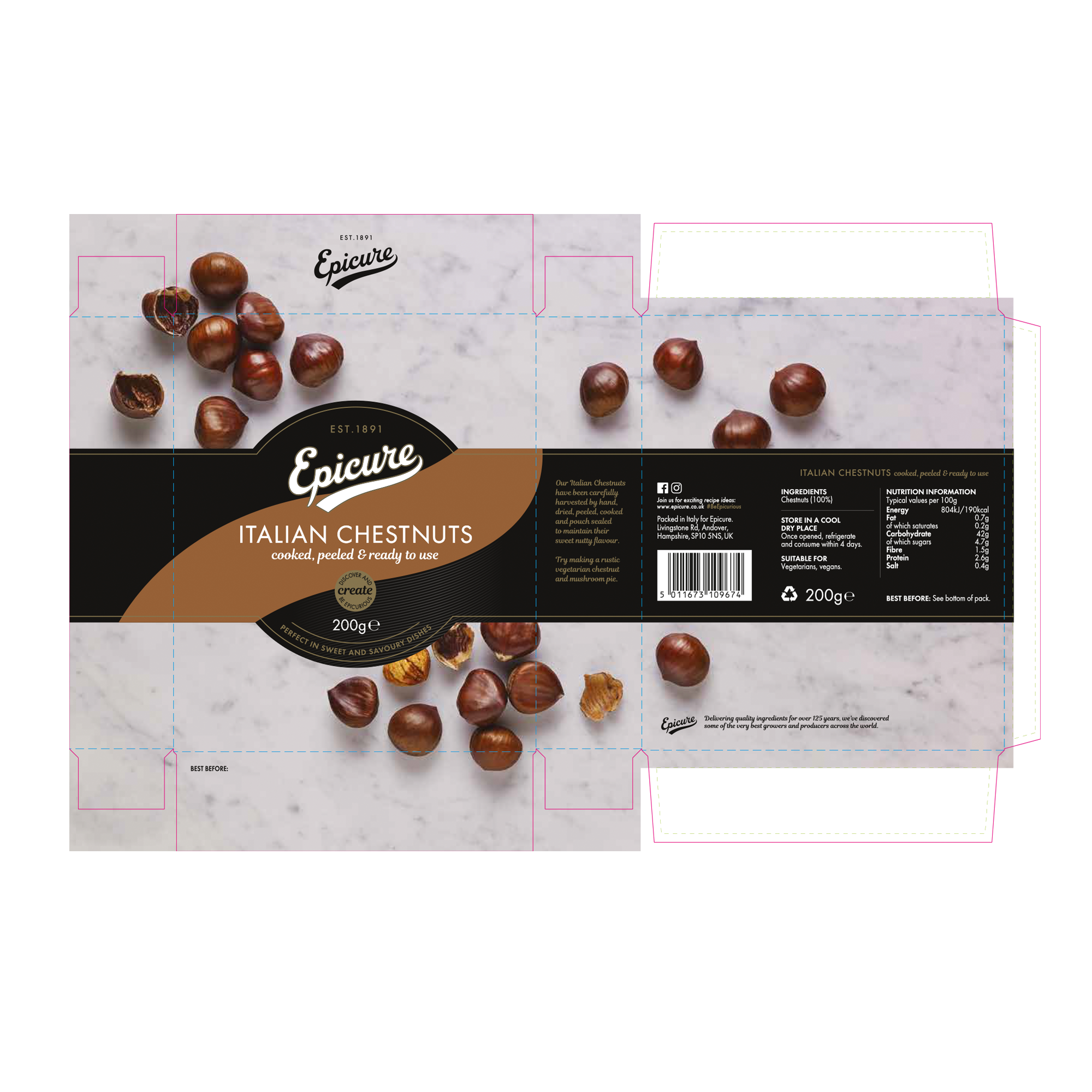 ITALIAN CHESTNUTS COOKED & PEELED