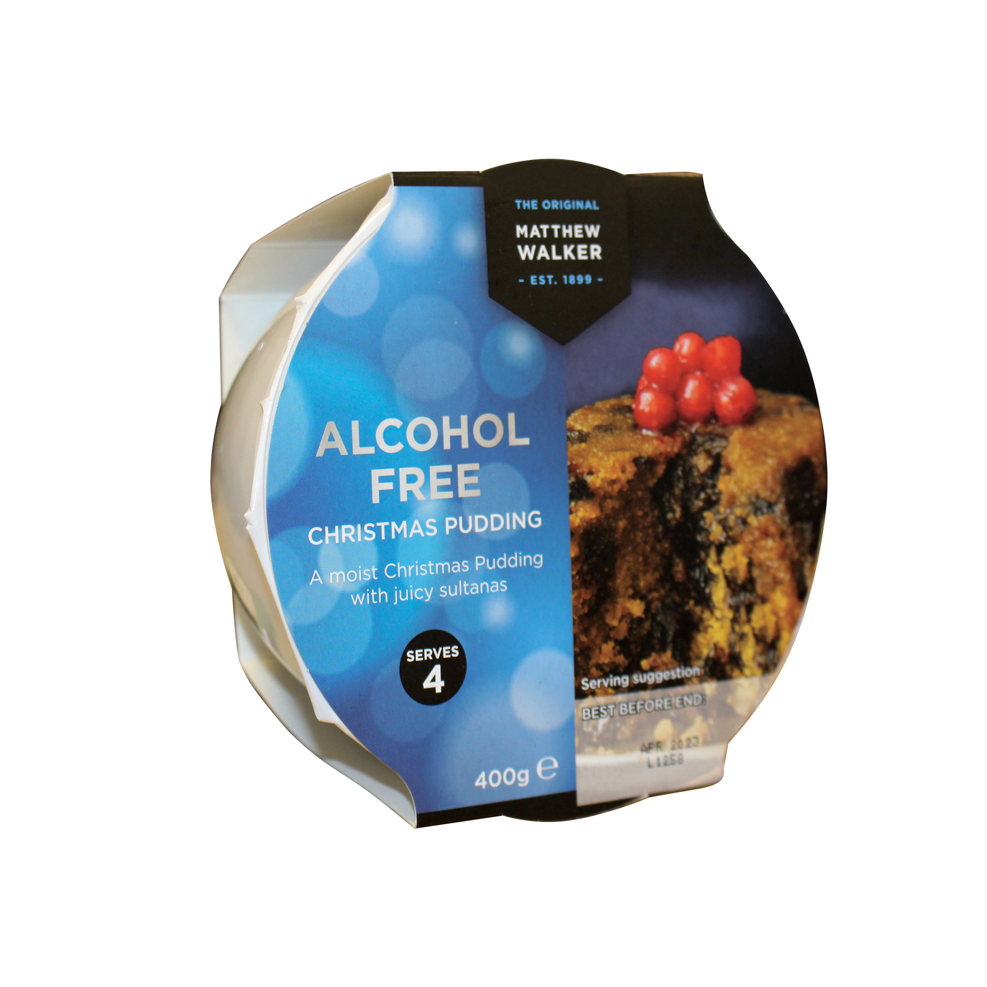 ALCOHOL FREE CHRISTMAS PUD 12X400G ALCOHOL FREE CHRISTMAS PUD 12X400G
