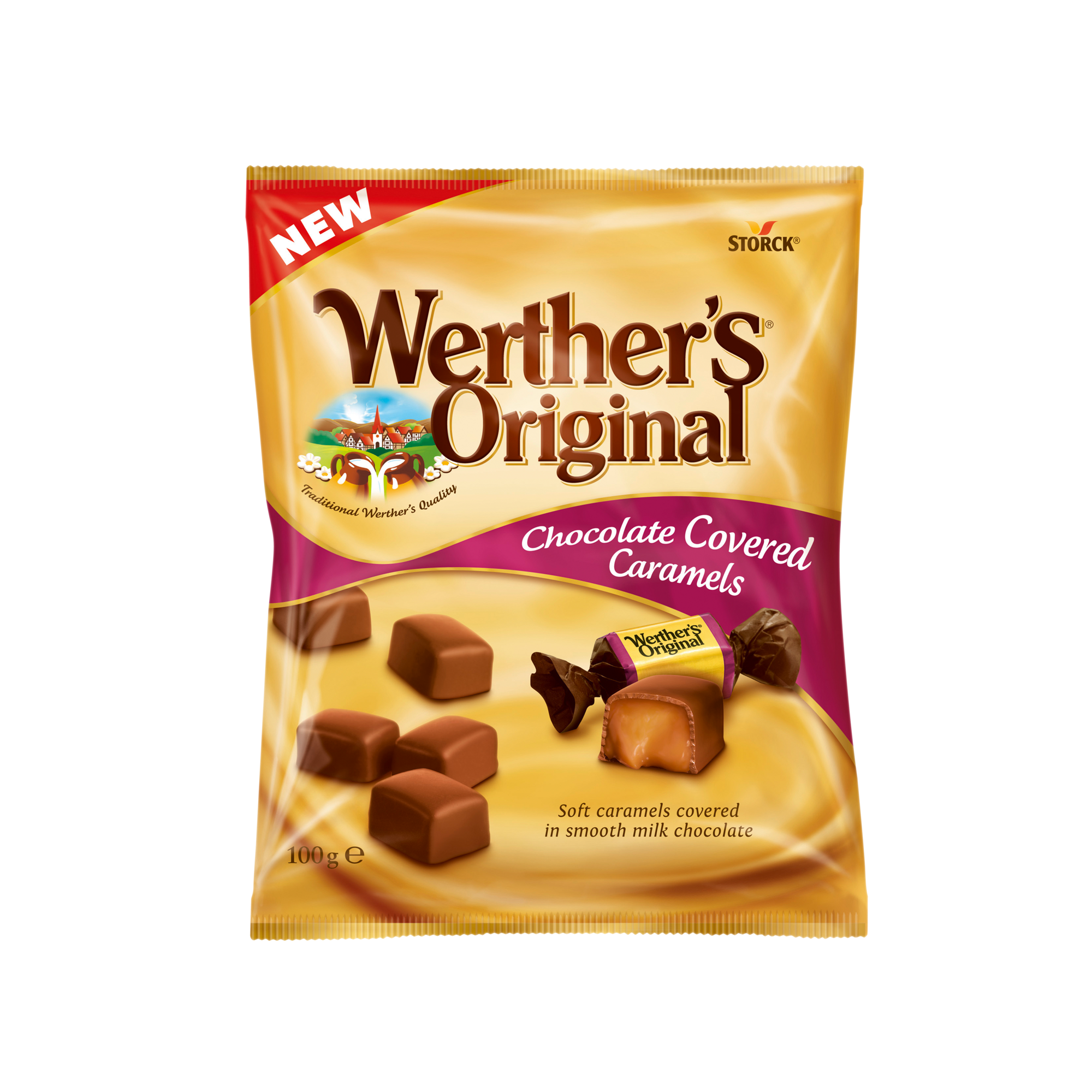 CHOCOLATE COVERED CARAMELS 14X100G CHOCOLATE COVERED CARAMELS 14X100G