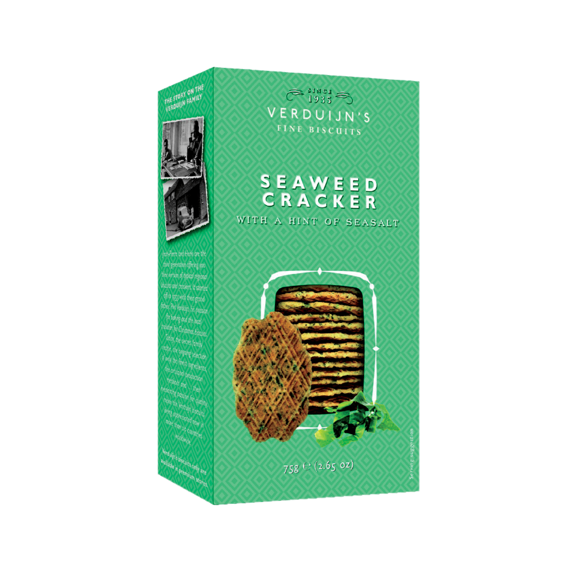 SEAWEED CRACKERS 12X75G