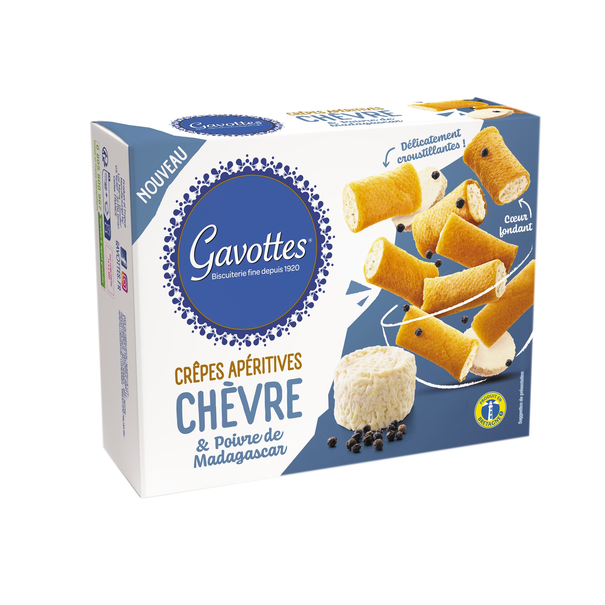 !@MINICREPES GOATS CHEESE & PEPPER