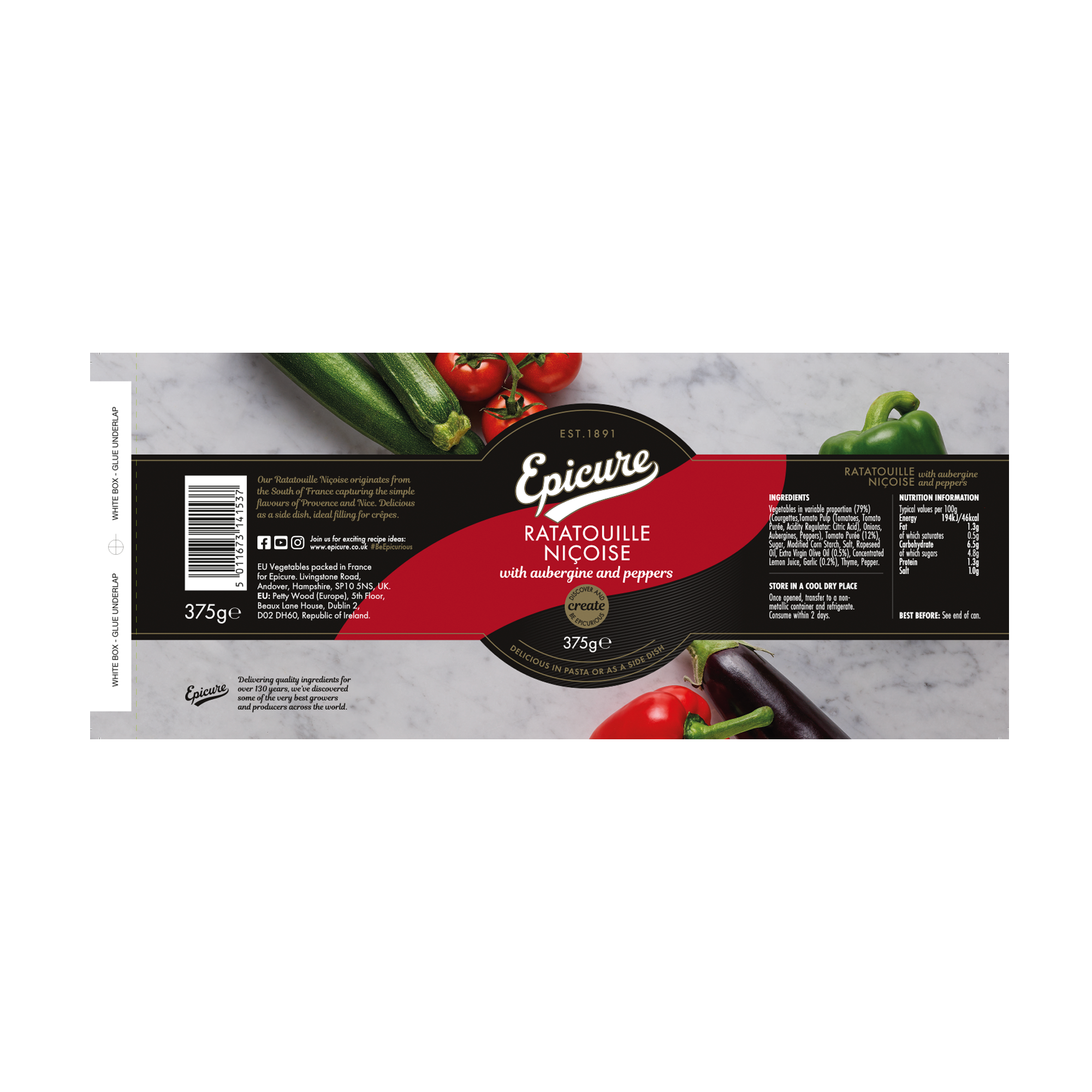 RATATOUILLE NICOISE 12X375G RATATOUILLE NICOISE 12X375G