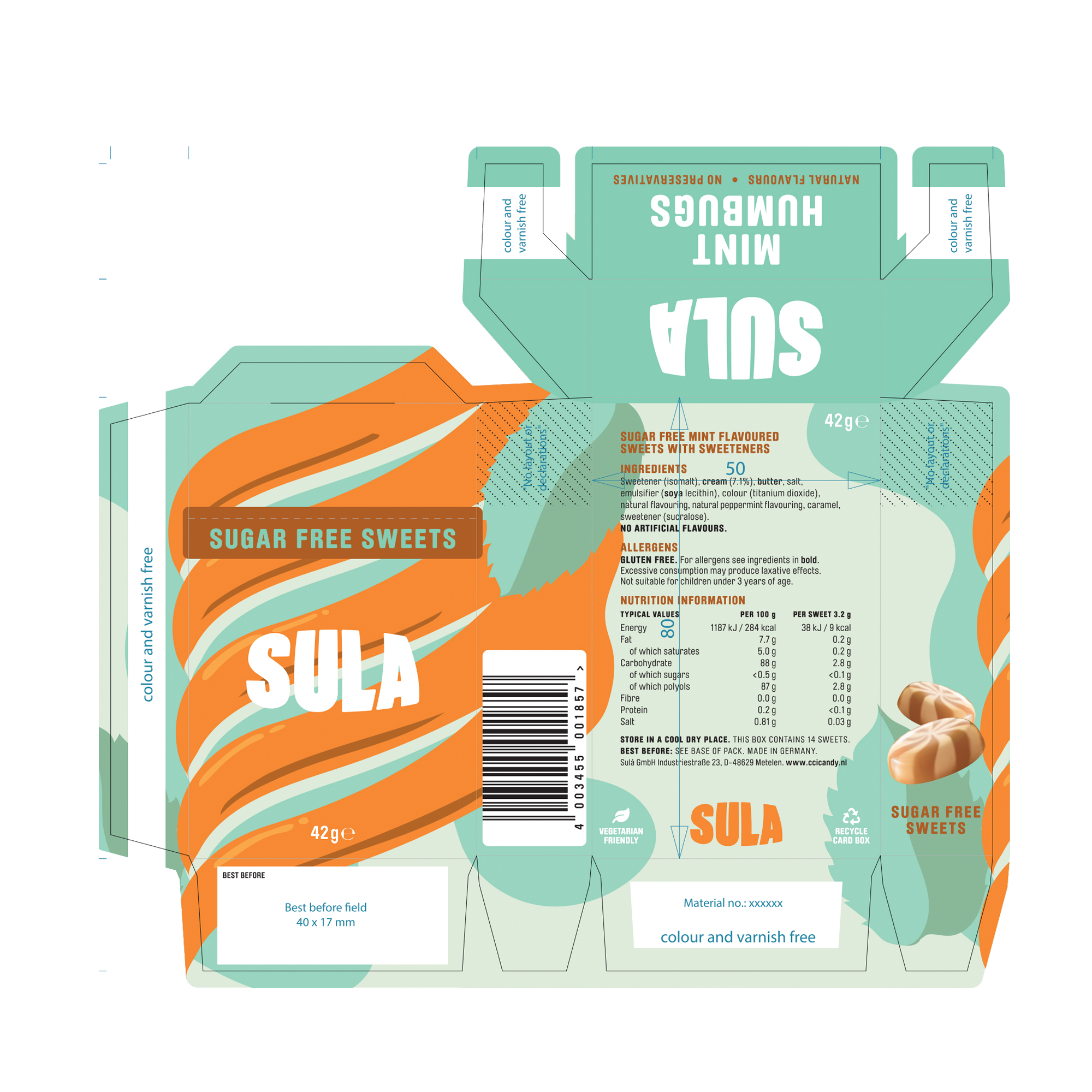 MINT HUMBUGS SF 14X42G MINT HUMBUGS SF 14X42G