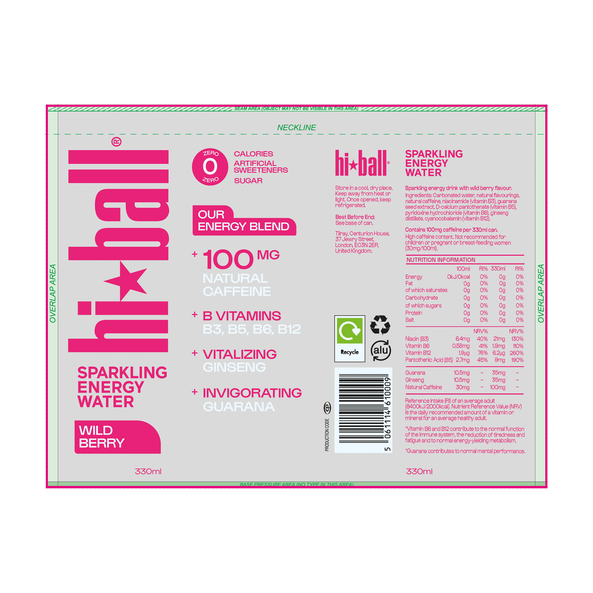 WILD BERRY SPARKLING ENERGY WATER WILD BERRY SPARKLING ENERGY WATER