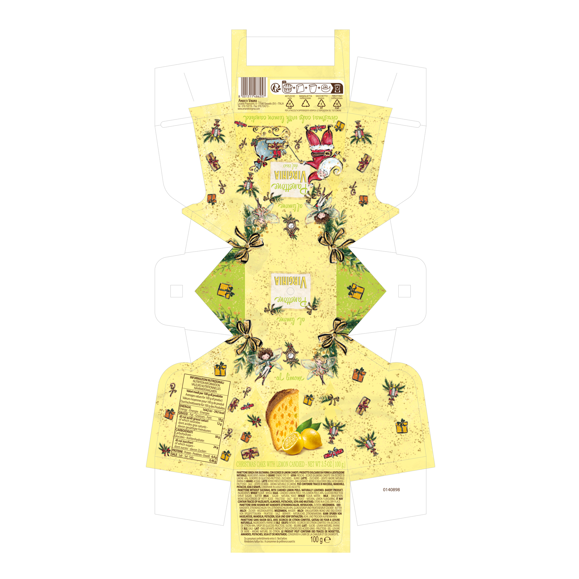 MINI LEMON PANETTONE MINI LEMON PANETTONE