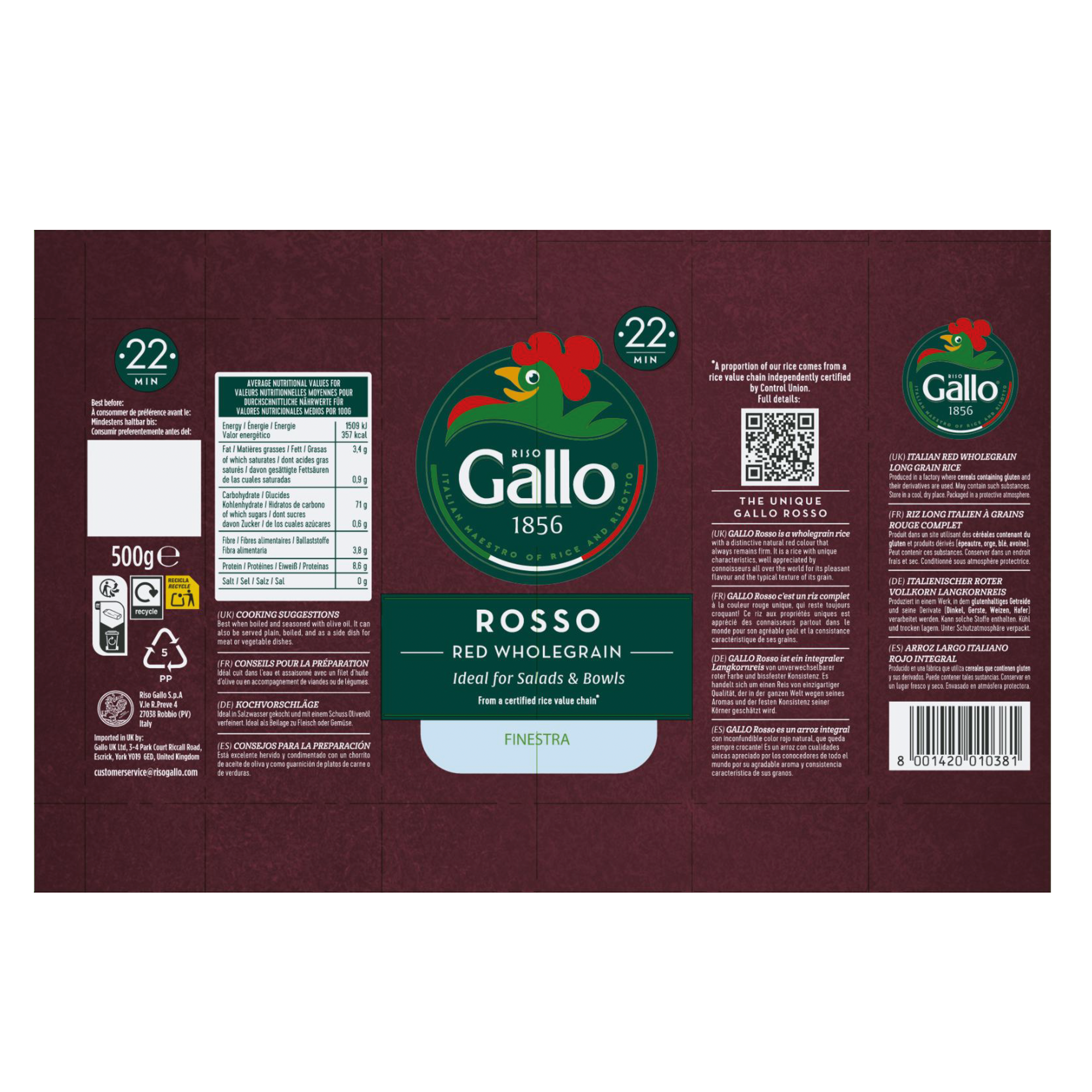 ROSSO-RED WHOLEGRAIN RICE