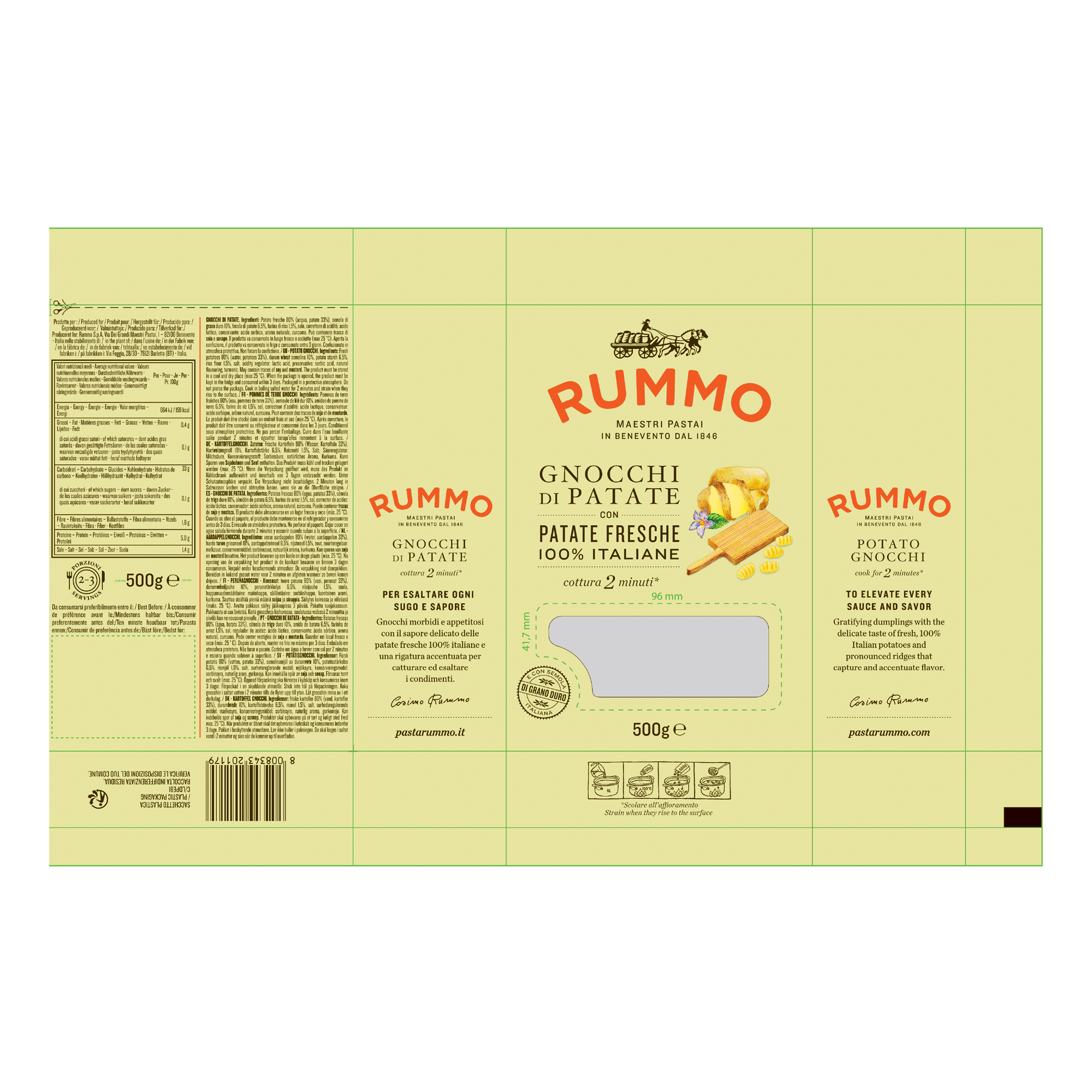 GNOCCHI DI PATATE NO.117