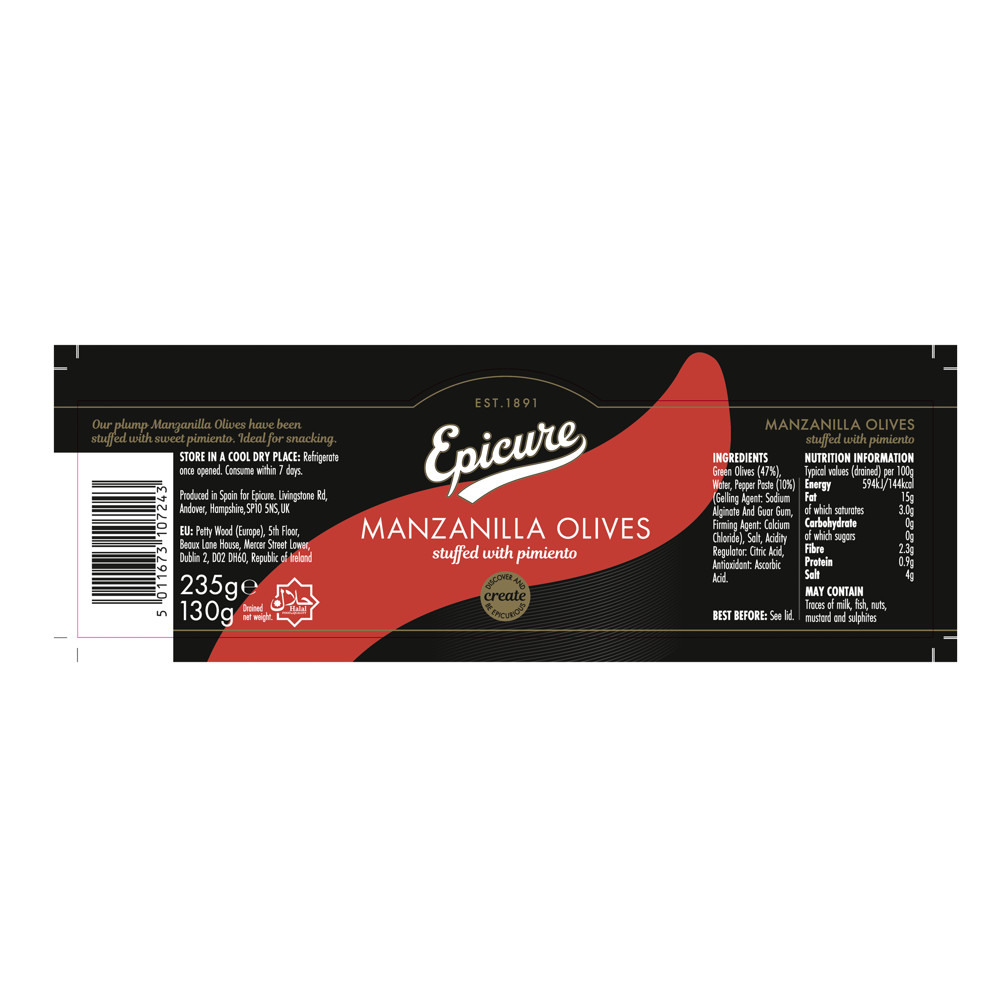 MANZANILLA OLIVES/PIMIENTO MANZANILLA OLIVES/PIMIENTO