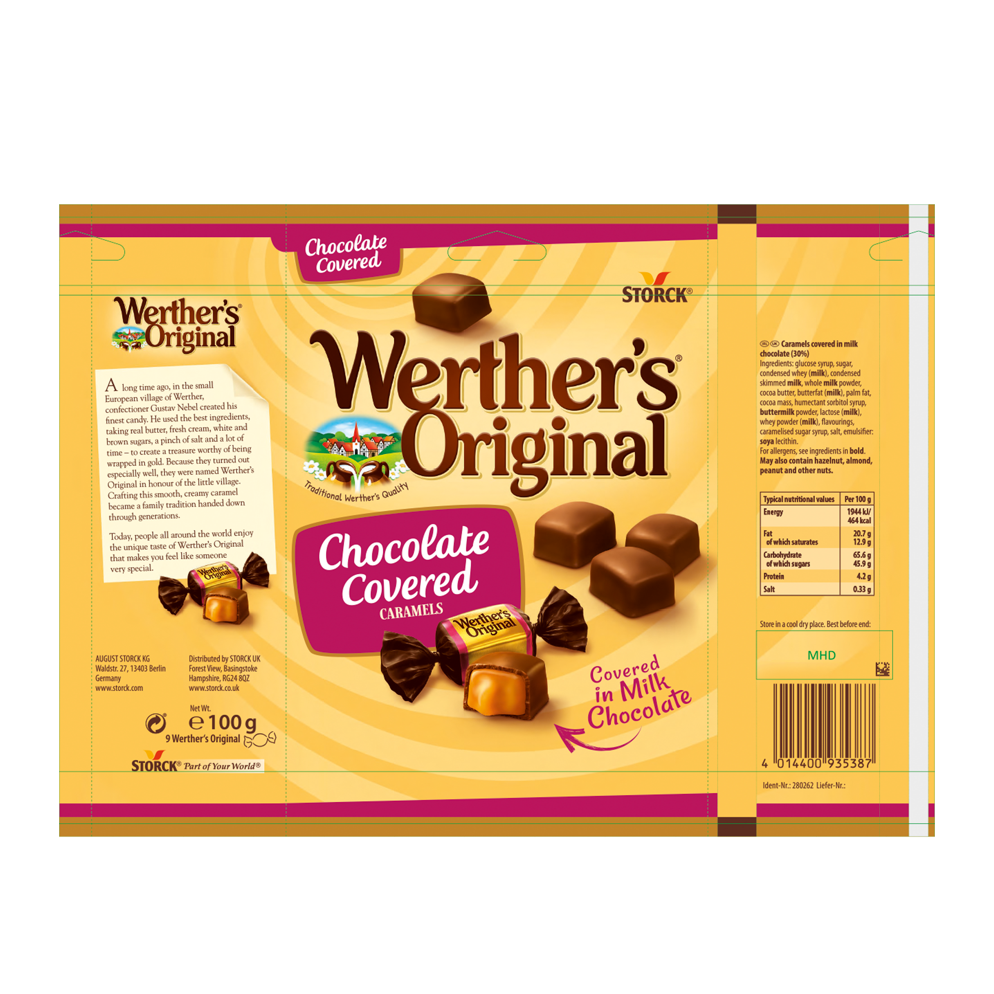 CHOCOLATE COVERED CARAMEL