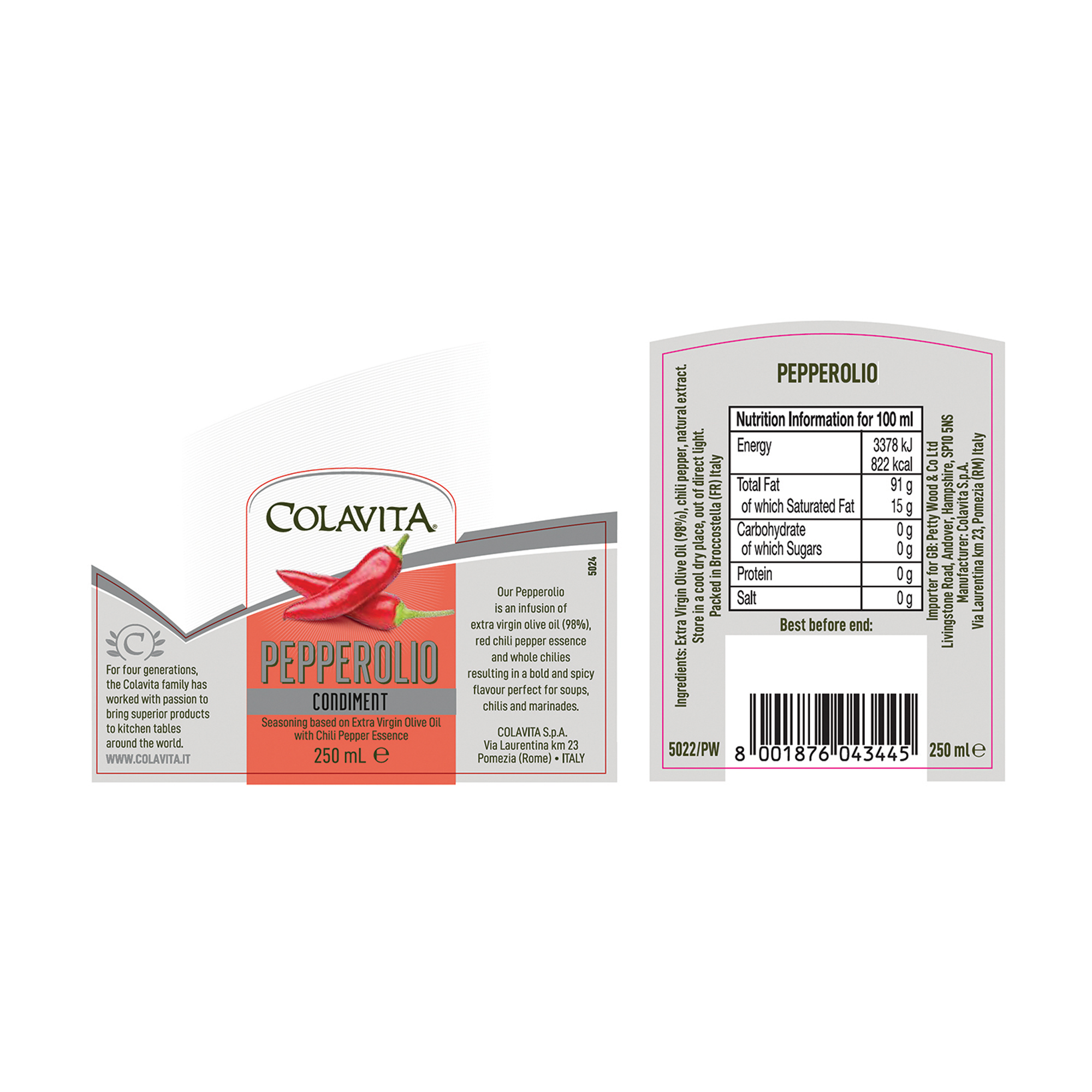 CHILLI FLAVOURED EVO OIL