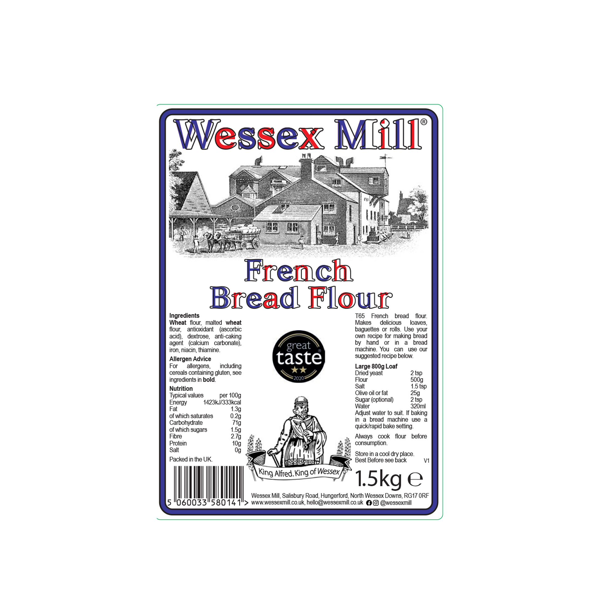 FRENCH BREAD FLOUR 5X1.5KG