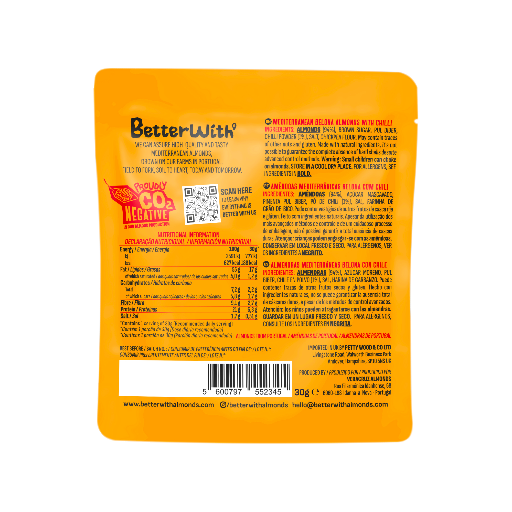 CHILLI ALMONDS CHILLI ALMONDS