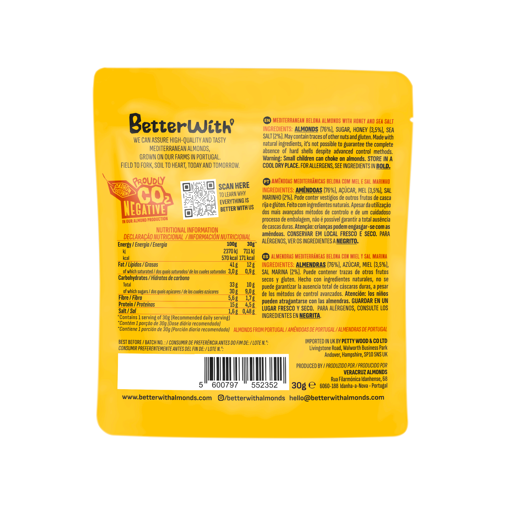 HONEY & SALT ALMONDS