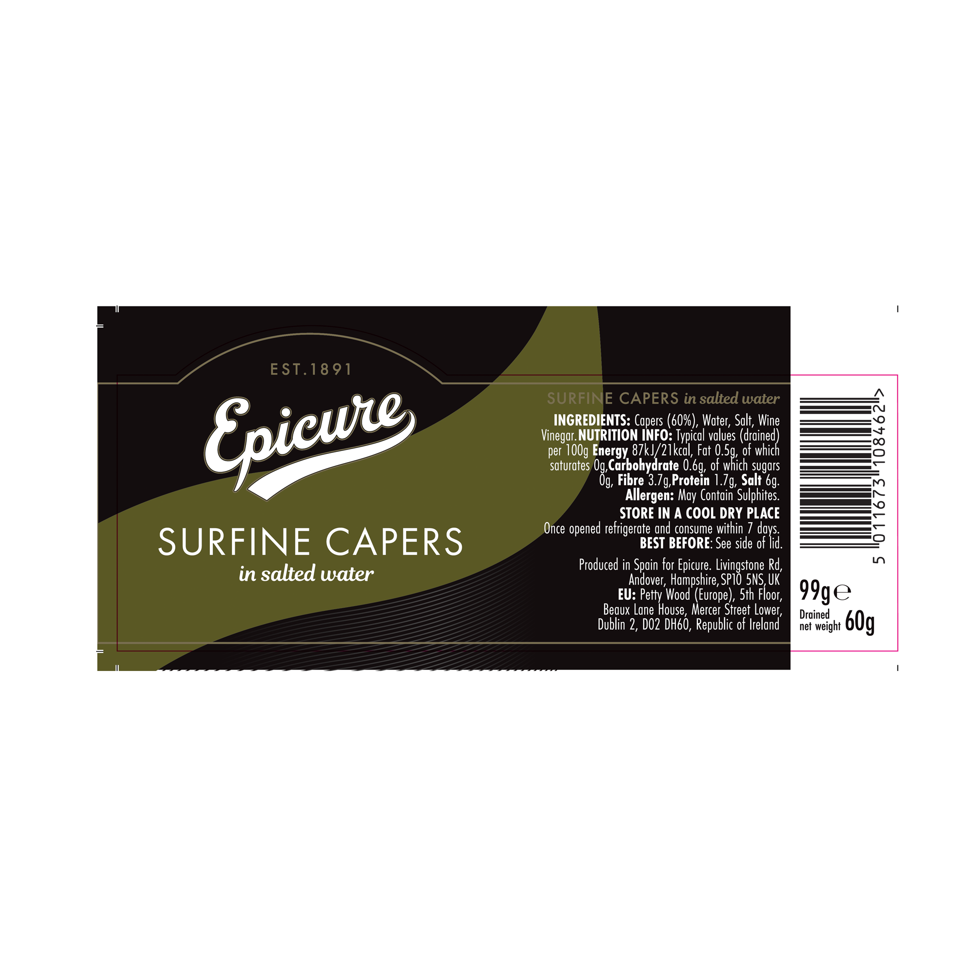 SURFINE CAPERS 12X99G