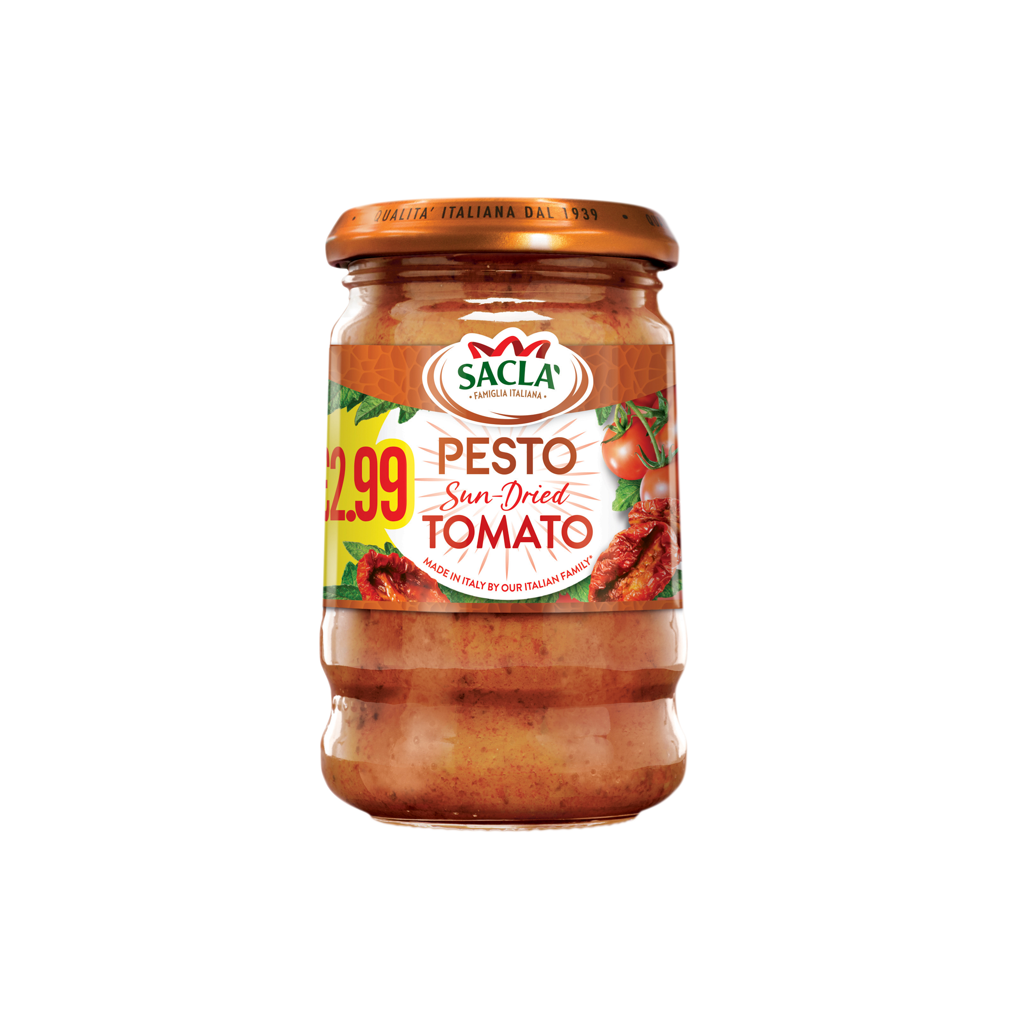 SUNDRIED TOM PESTO œ2.99PMP 6X190G SUNDRIED TOM PESTO œ2.99PMP 6X190G