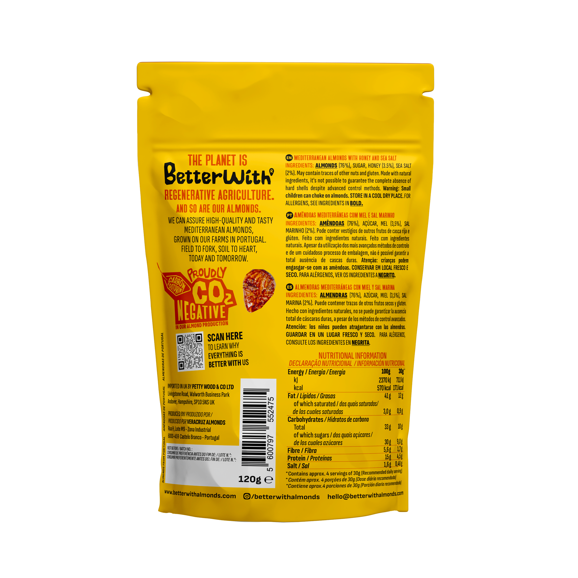 HONEY & SEA SALT ALMONDS