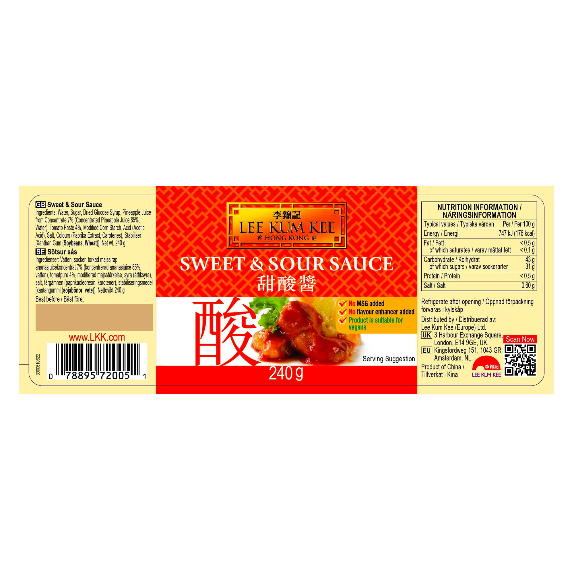 SWEET & SOUR SAUCE