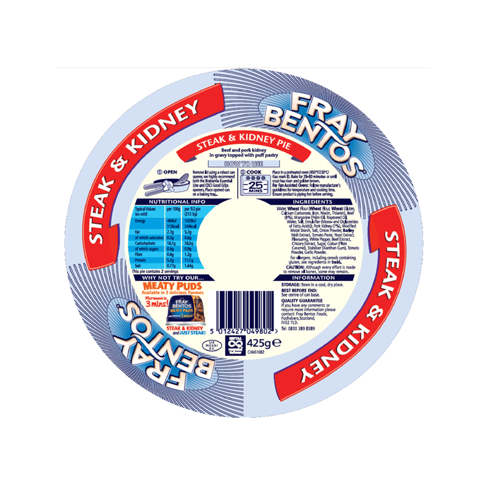 FB STEAK & KIDNEY PIE FB STEAK & KIDNEY PIE