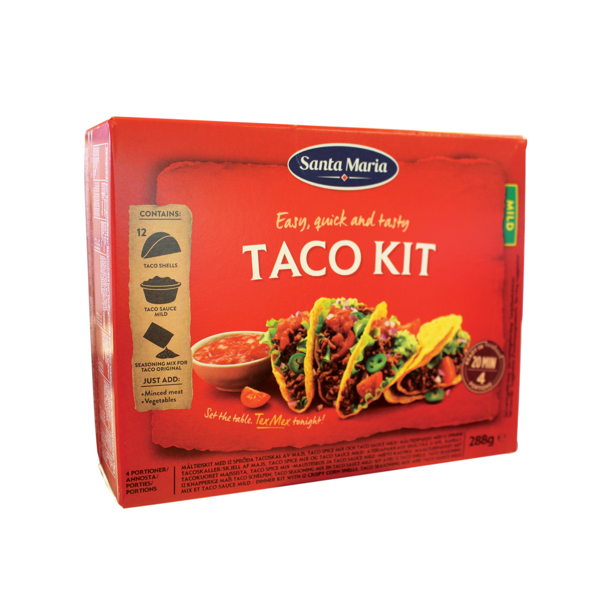 TACO SHELL KIT 12X288G