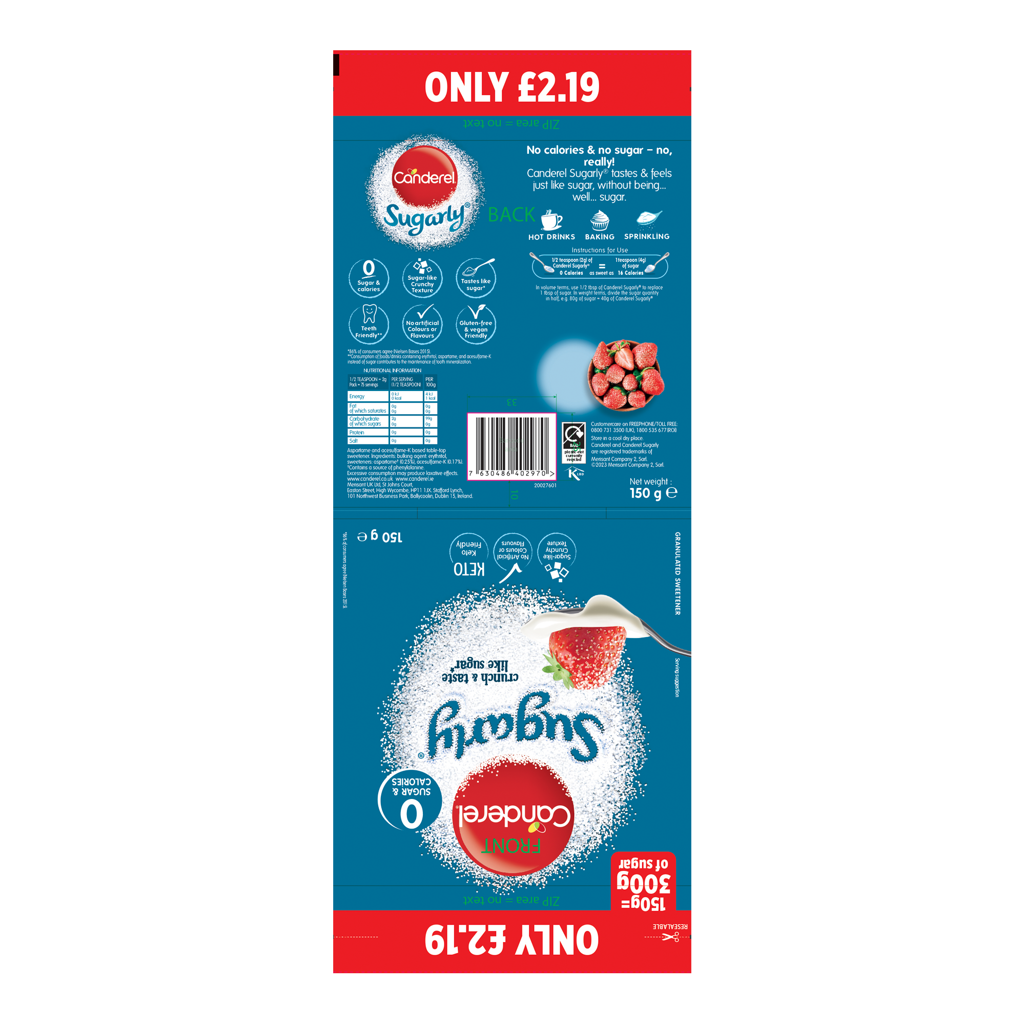 CANDEREL SUGARLY DOY PMP2.19 5X150