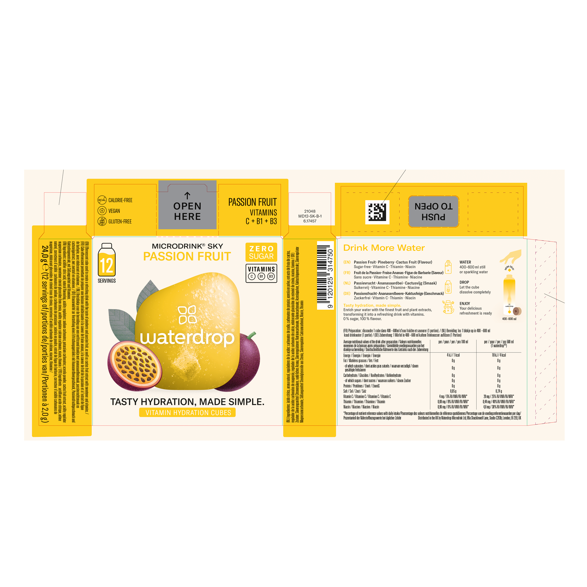 MICRODRINK PASSION FRUIT 6X12 MICRODRINK PASSION FRUIT 6X12