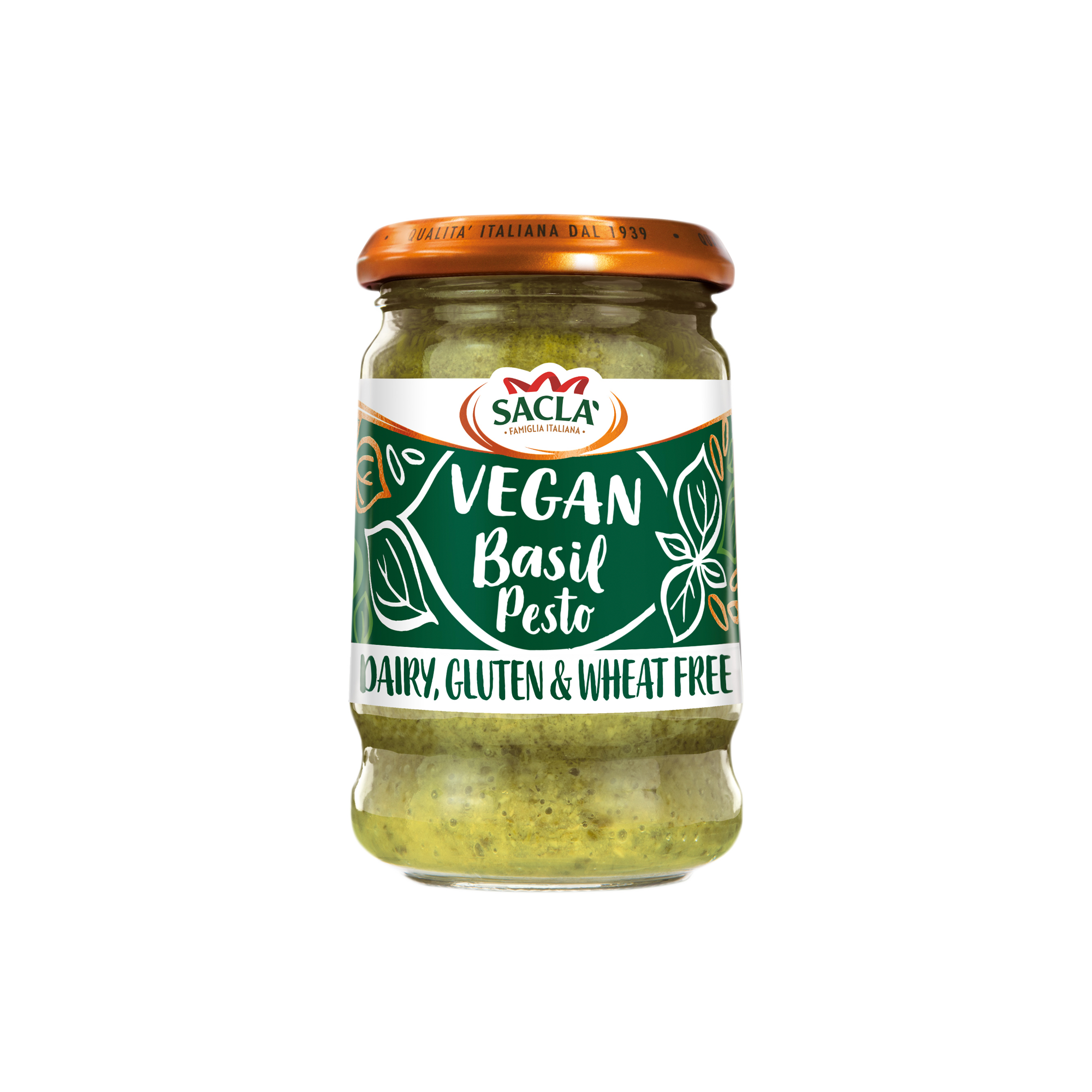 VEGAN BASIL PESTO 6X190G VEGAN BASIL PESTO 6X190G