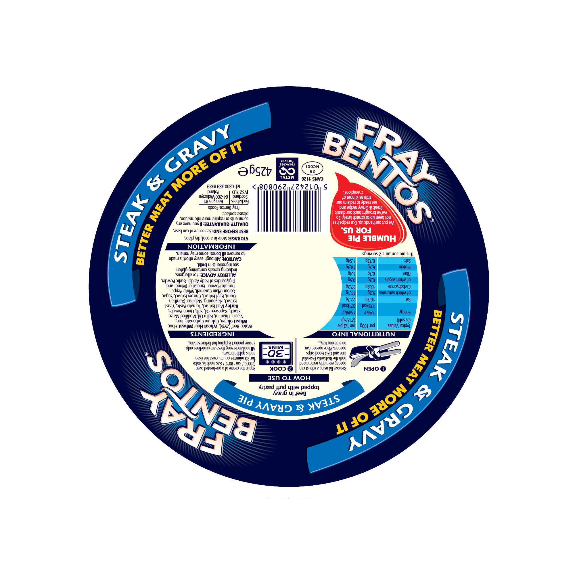 FB STEAK & GRAVY PIE FB STEAK & GRAVY PIE