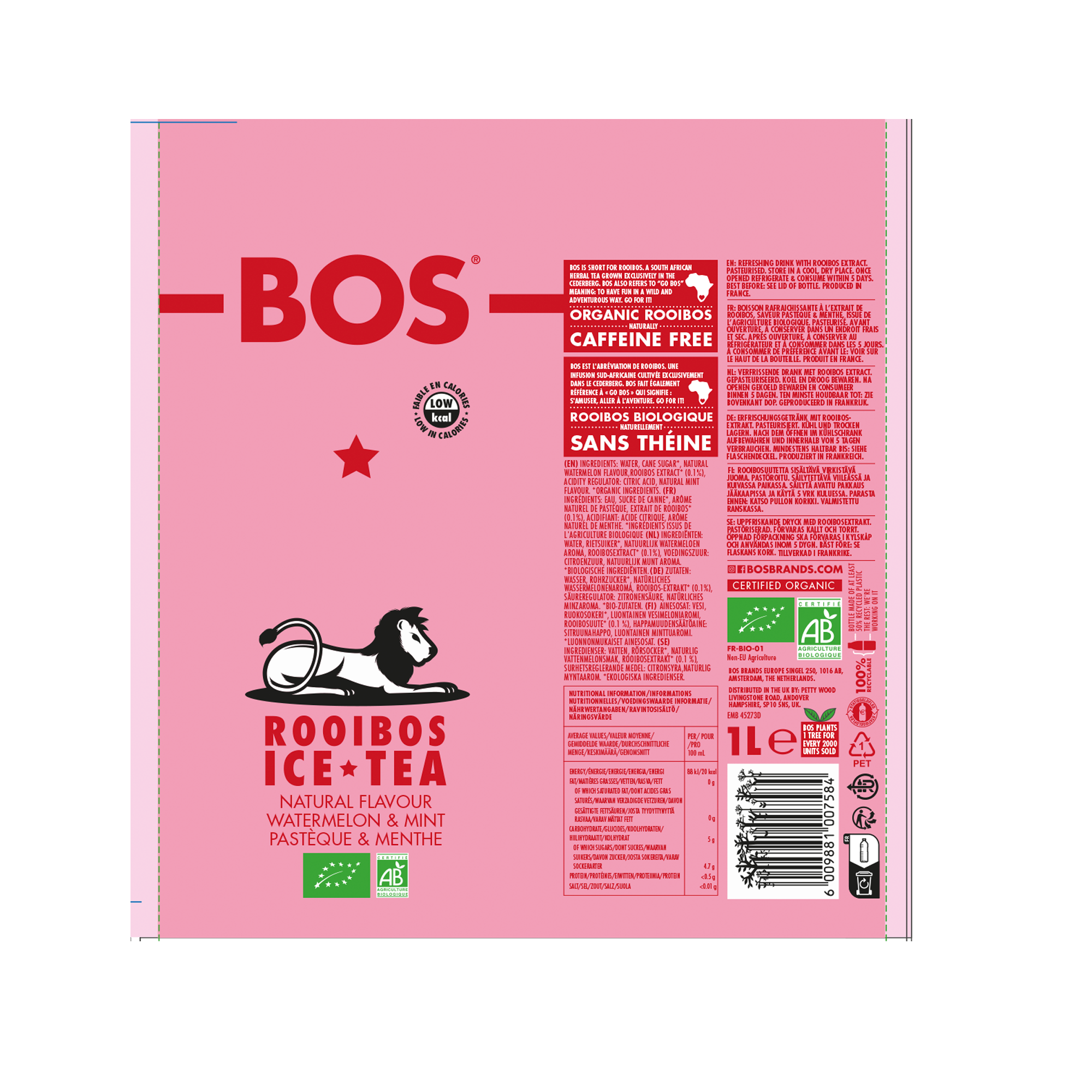 ORG W'MELON & MINT ROOIBOS ICE TEA ORG W'MELON & MINT ROOIBOS ICE TEA