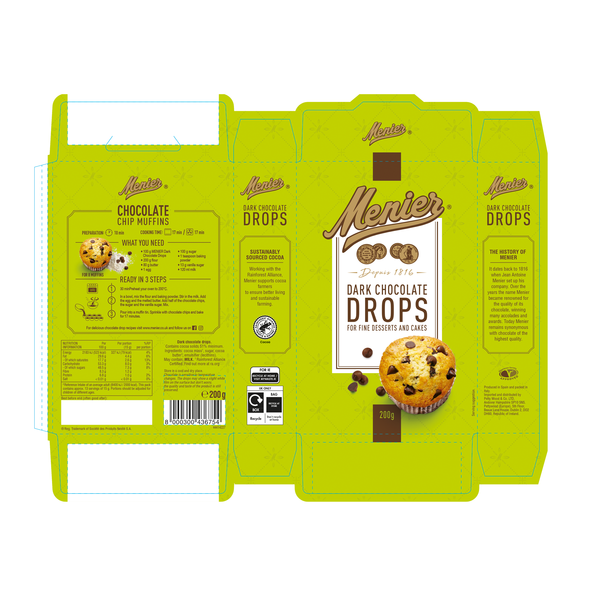 MENIER DARK CHOCOLATE DROPS