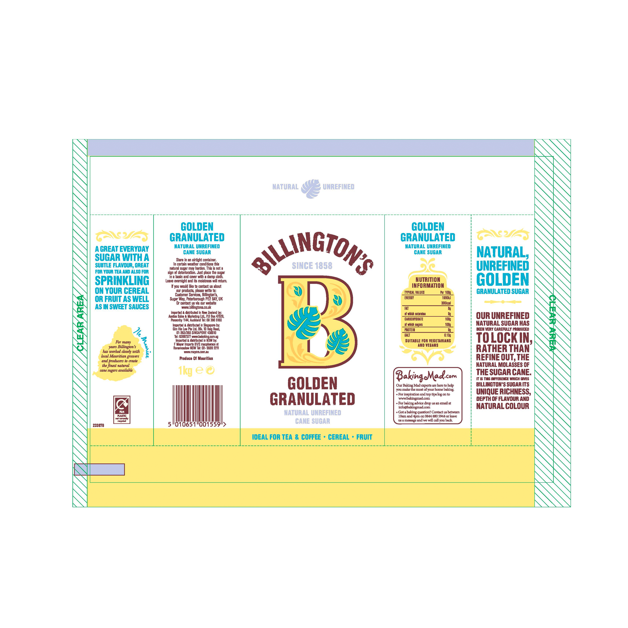 GOLDEN GRANULATED CANE SUGAR 10X1KG GOLDEN GRANULATED CANE SUGAR 10X1KG