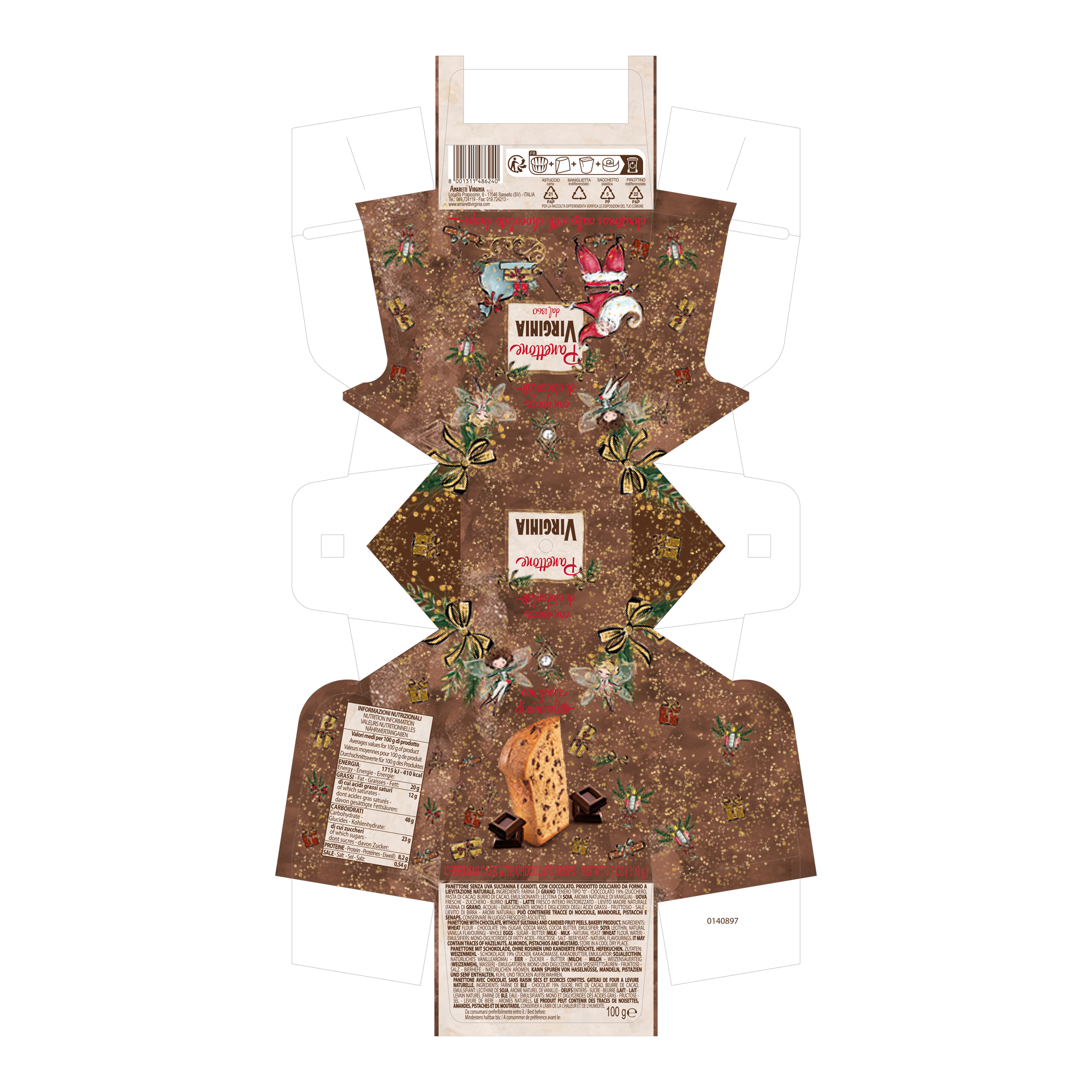 MINI CHOC CHIP PANETTONE