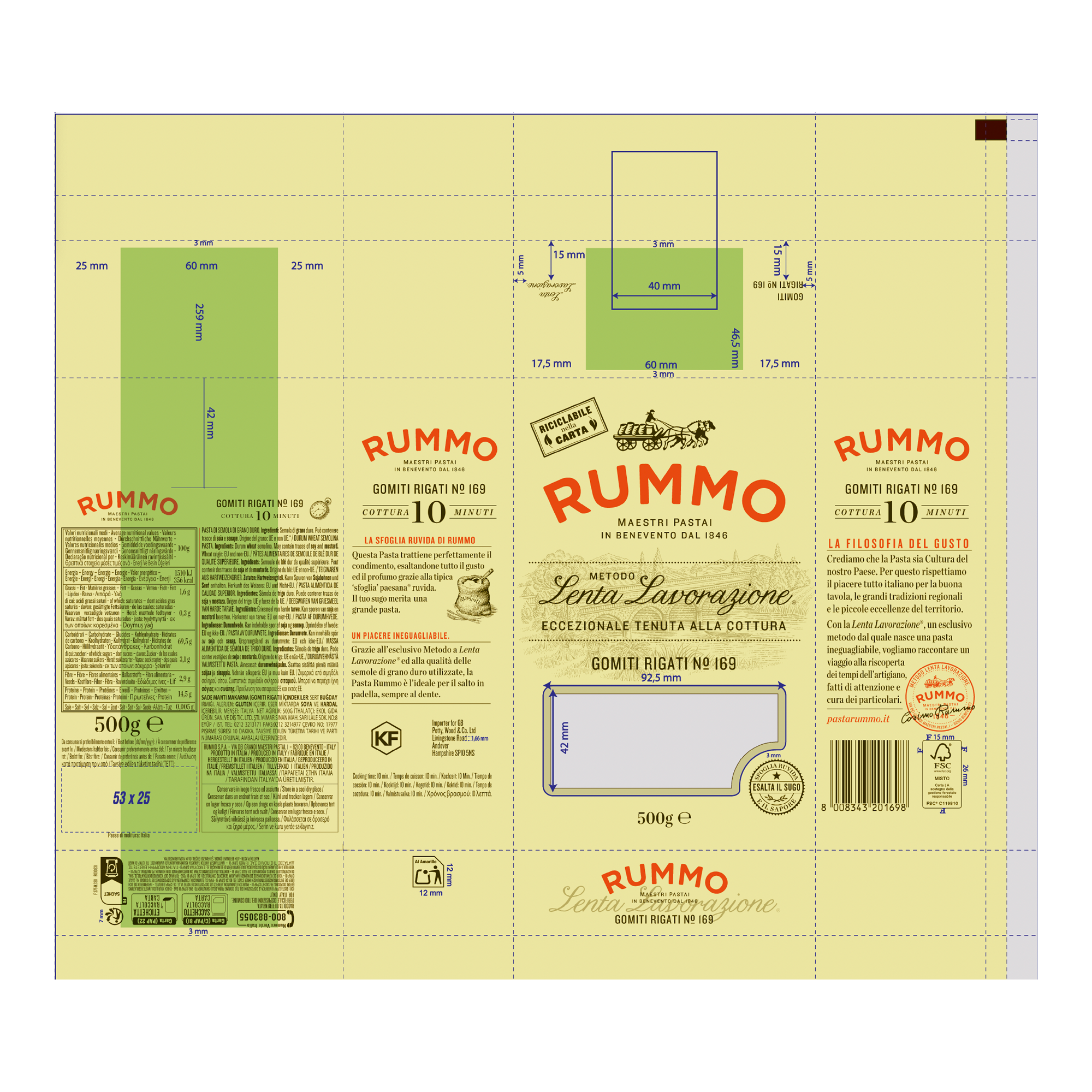 GOMITI RIGATI NO 169